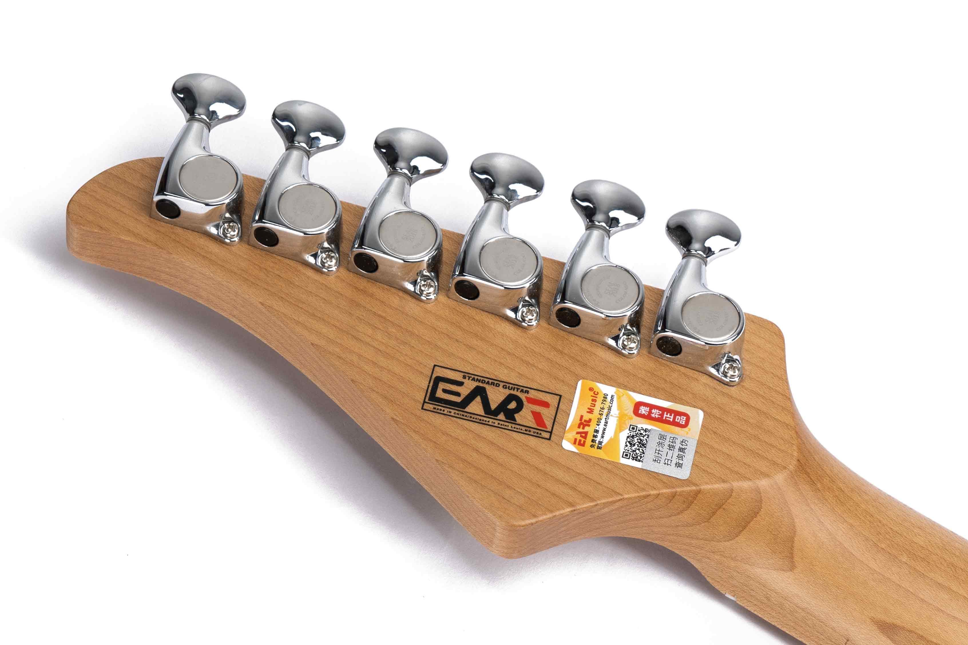Eart Guitars, E-3S, Modern HH Pickups Roasted Mahogany Electric Guitars - Image 3