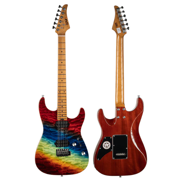 Eart Guitars, E-3S, Modern HH Pickups Roasted Mahogany Electric Guitars - Image 5