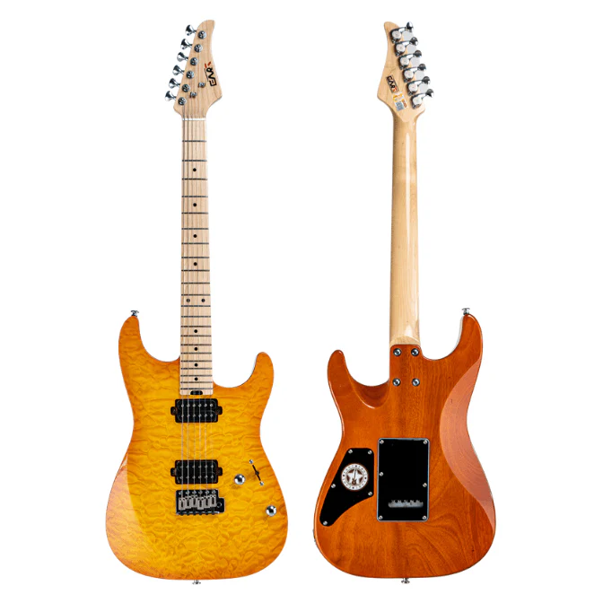 Eart Guitars, E-3S, Modern HH Pickups Roasted Mahogany Electric Guitars - Image 6