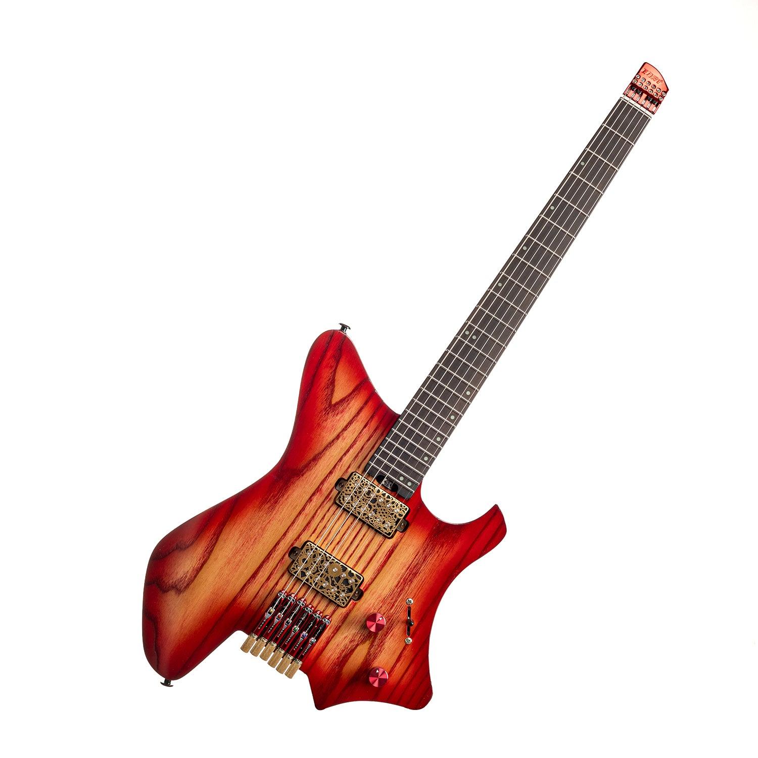 EART Guitars, GW2-PRO-CUSTOM, 6 String Headless Electric Guitar - Image 7