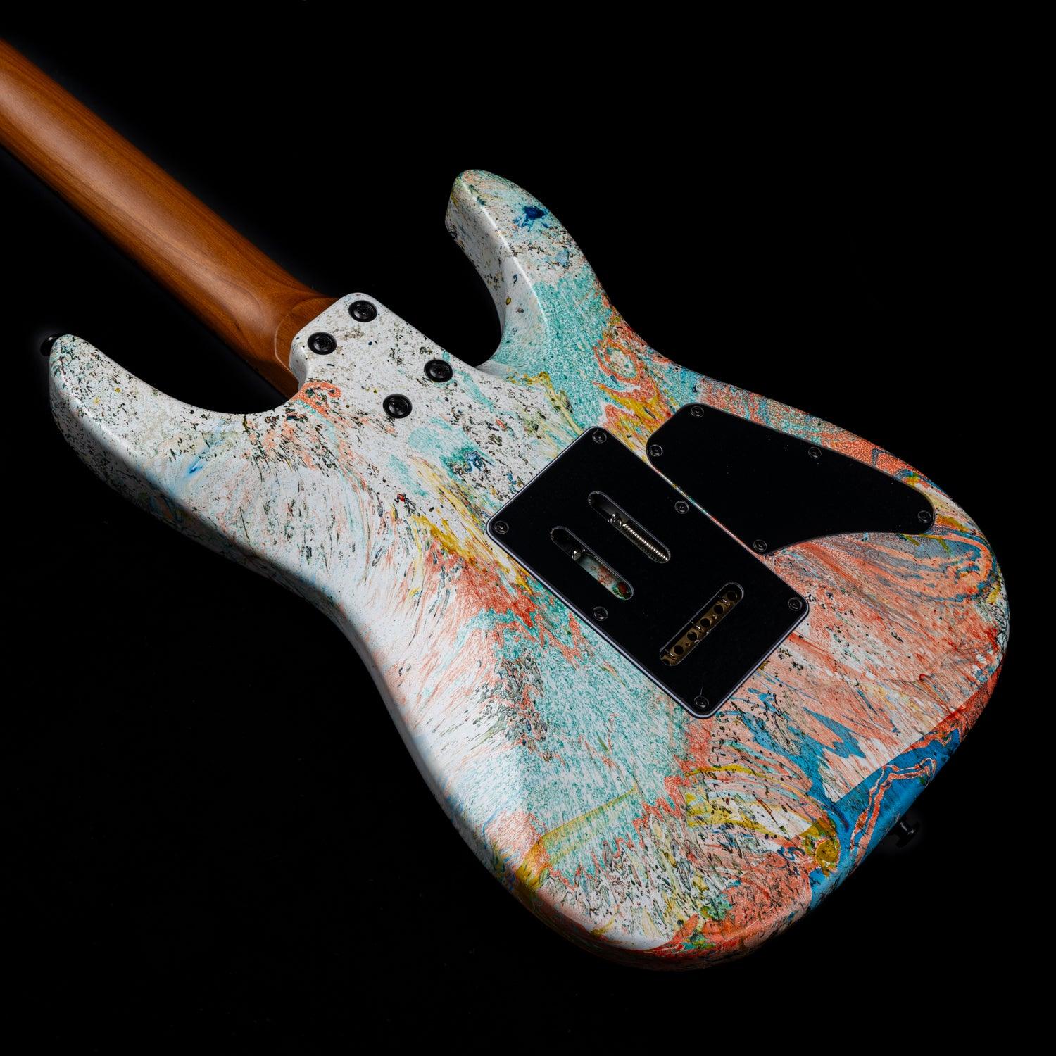 Eart Electric Guitars Chinese Lacquer Art CLA-10XL-GD - Image 6