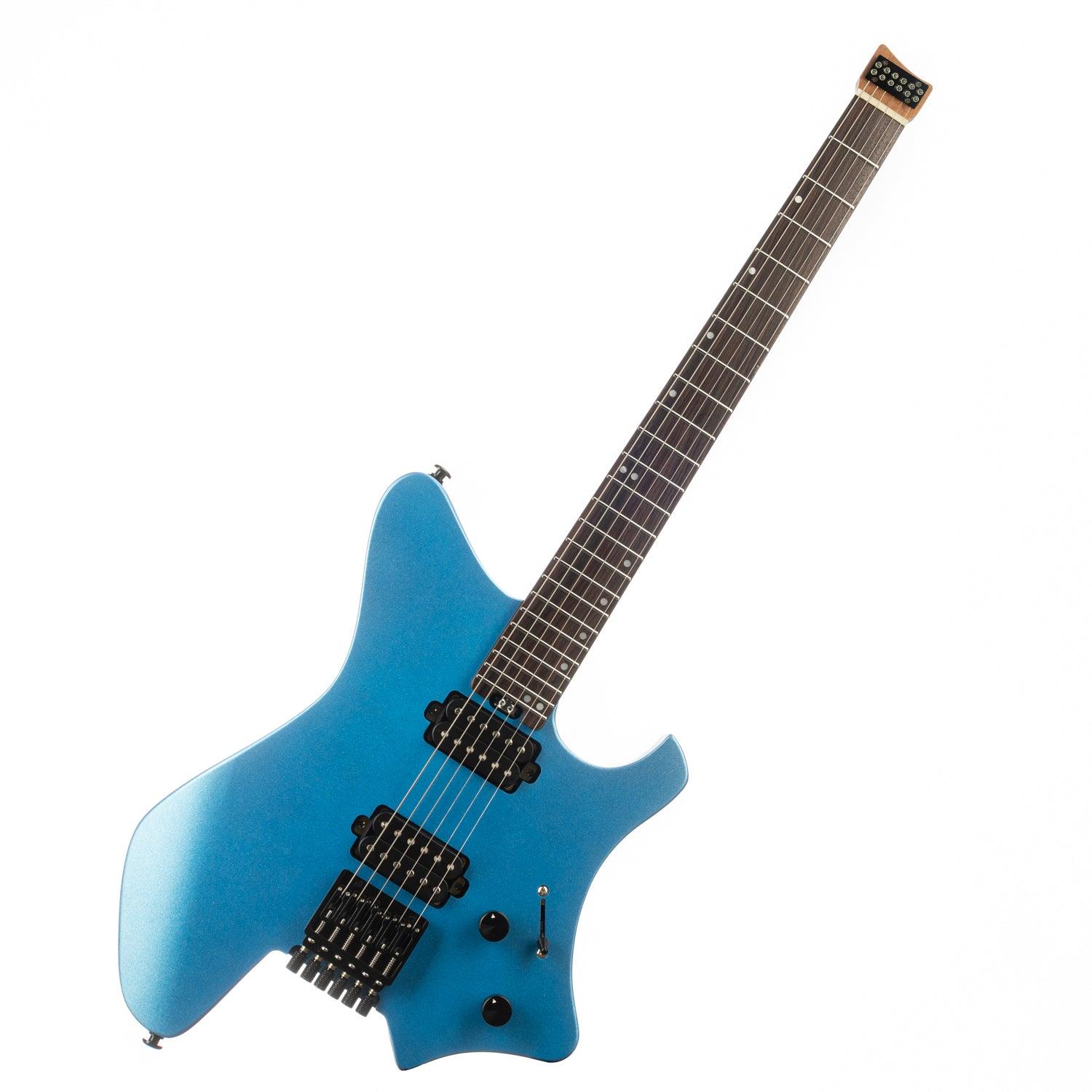 Eart Electric Guitars GW2-SE, Roasted Mahogany Body Best Headless Guitar, Headstockless Travel Guitar - Image 10