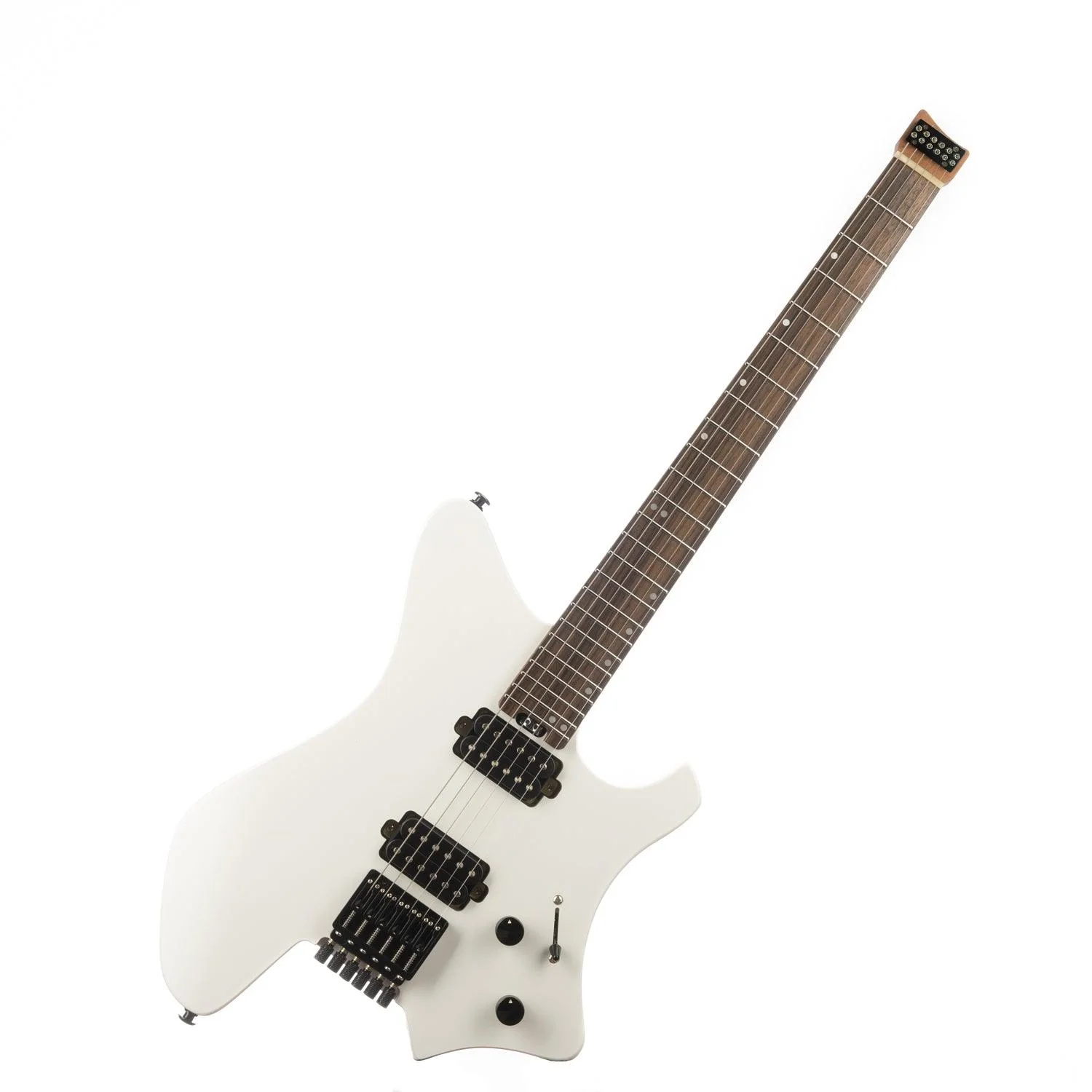 Eart Electric Guitars GW2-SE, Roasted Mahogany Body Best Headless Guitar, Headstockless Travel Guitar - Image 8