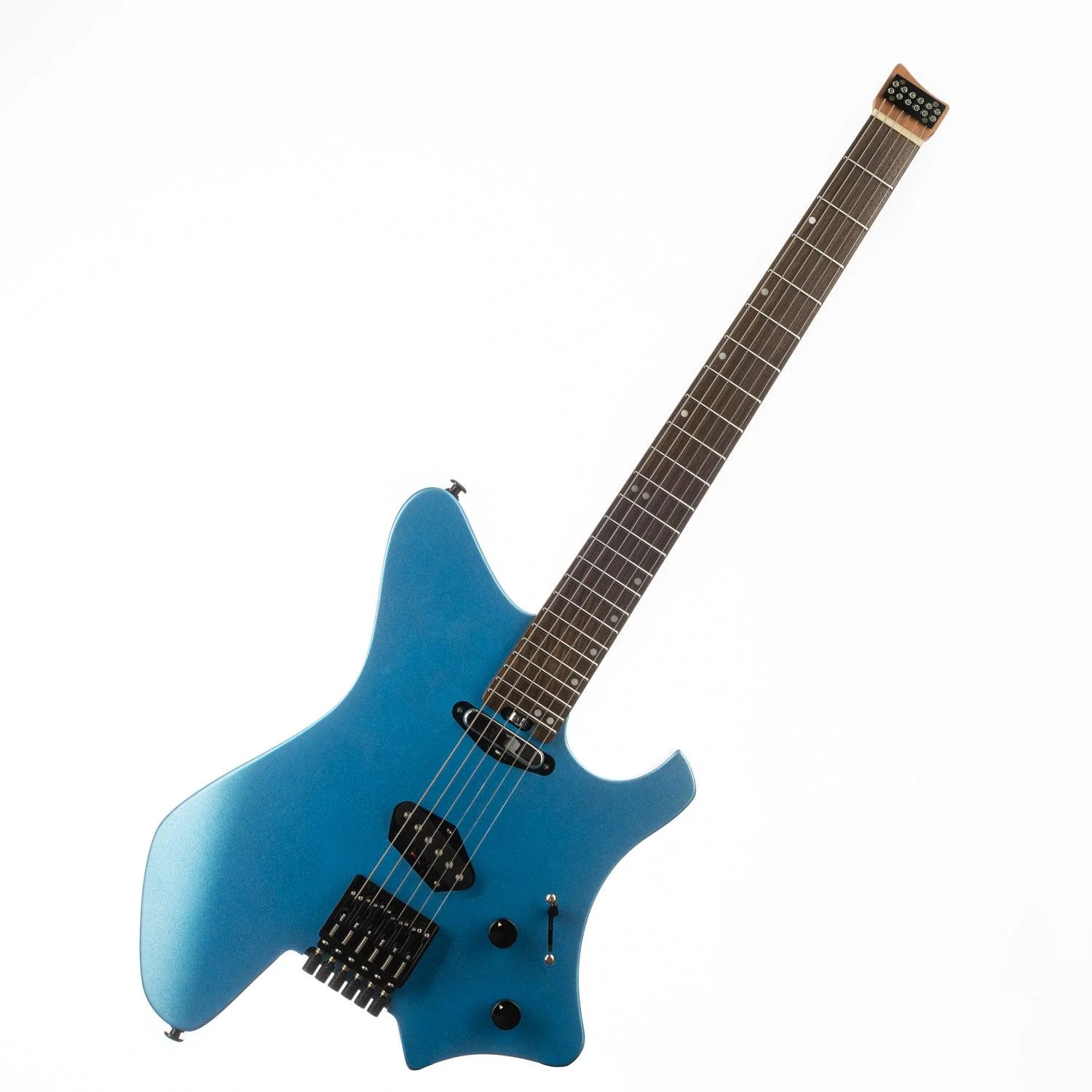 Eart Electric Guitars GW2T-SE, 6 String Headstockless Solid Headless Light Guitar - Image 10