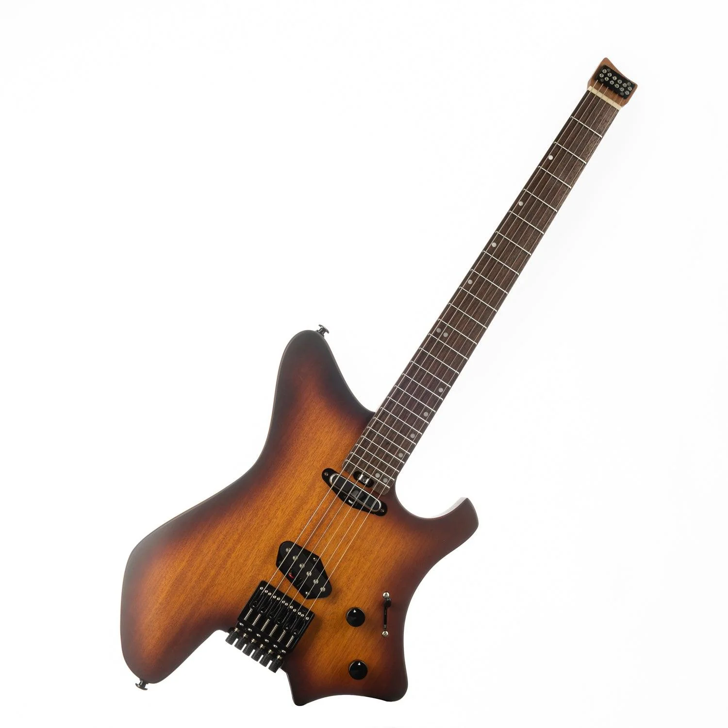 Eart Electric Guitars GW2T-SE, 6 String Headstockless Solid Headless Light Guitar - Image 11