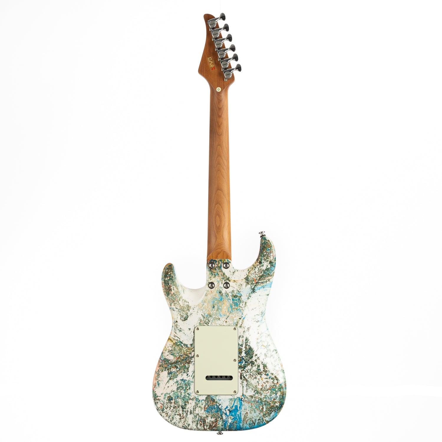 EART Guitars, M-2HLA, for Kids, Handmade Lacquer Art Electric Guitar - Image 8