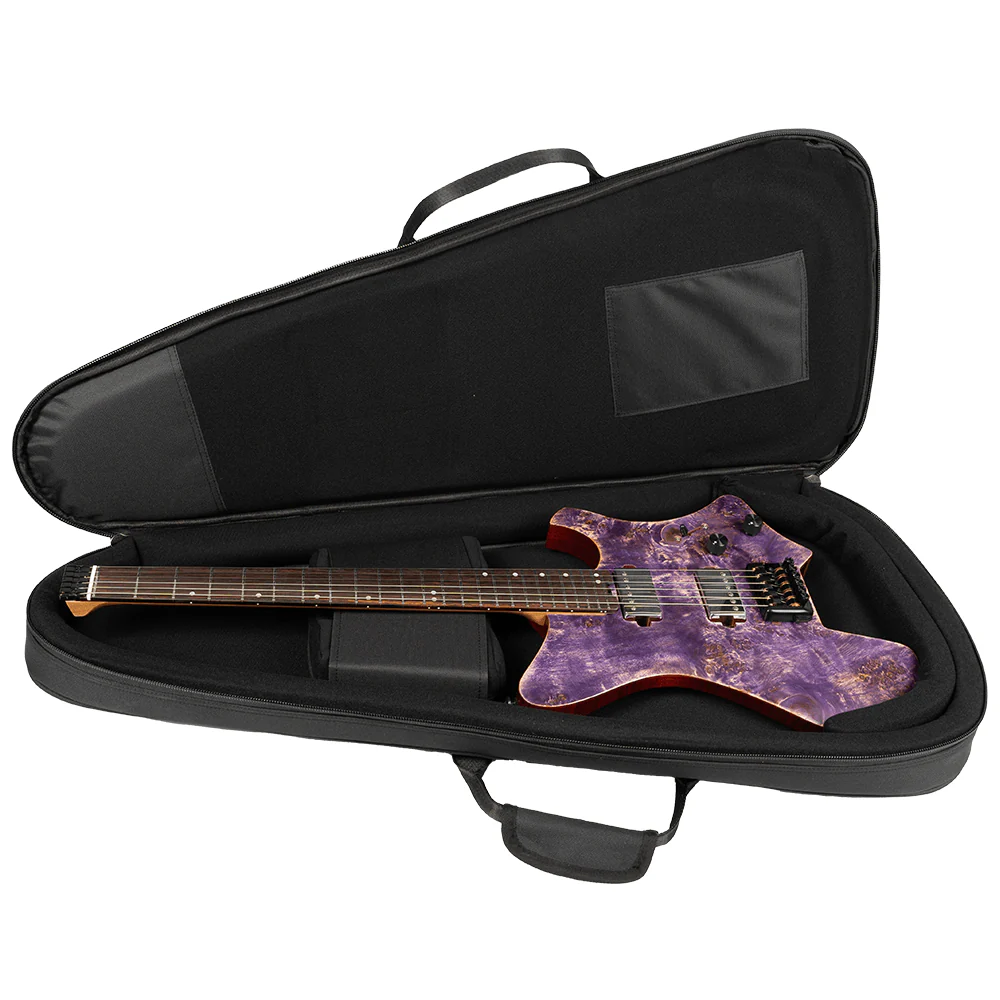 EART Guitars, Gig Bag EHKHG Black Bullet Case for Headless Electric Guitars, Black - Image 10