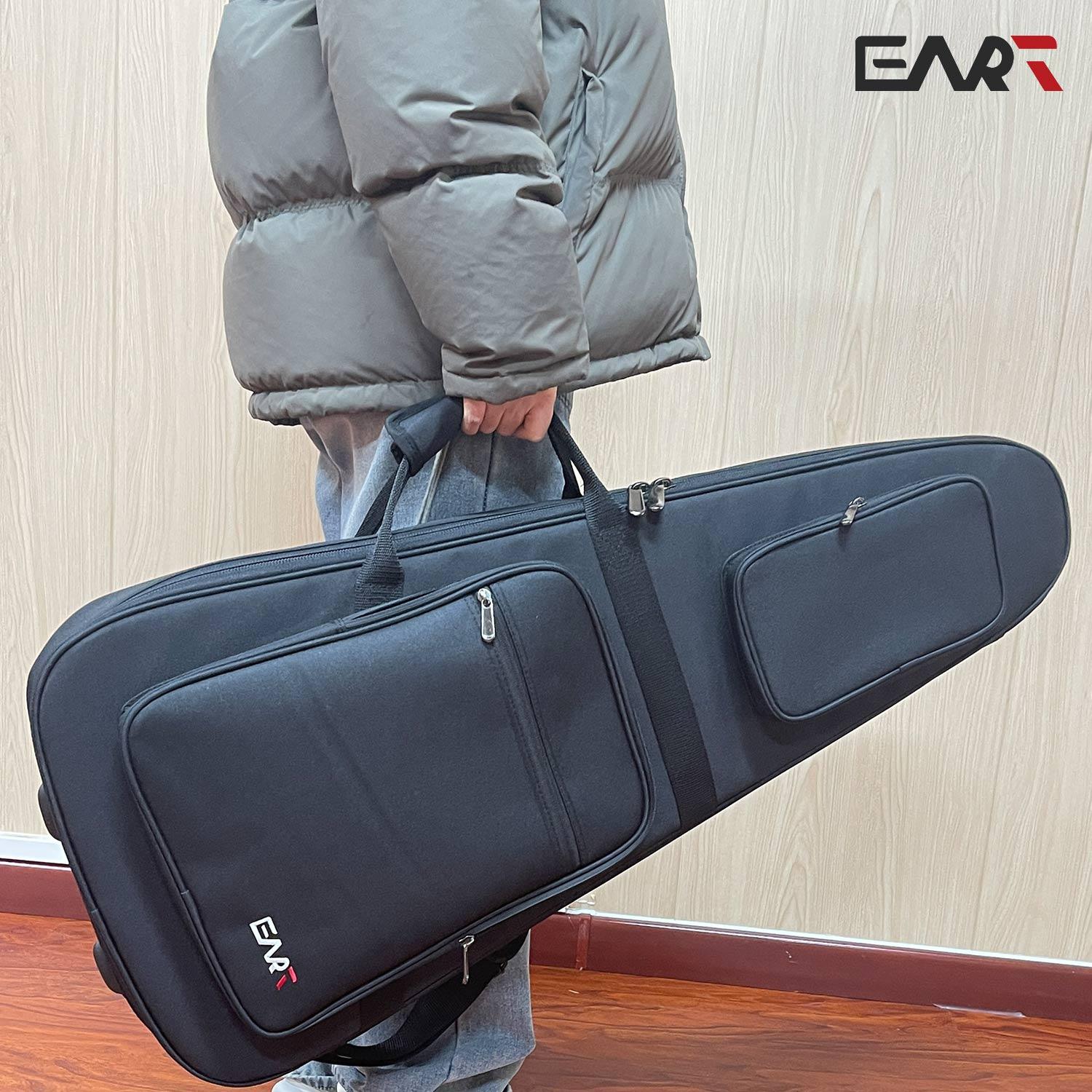 EART Guitars, Gig Bag EHKHG Black Bullet Case for Headless Electric Guitars, Black - Image 6