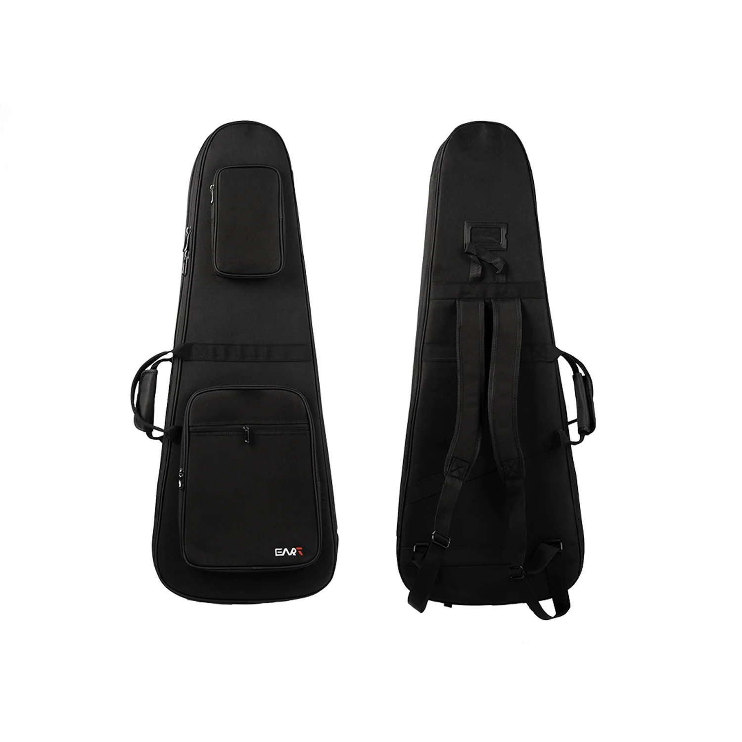 EART Guitars, Gig Bag EHSG, Bullet Case for Full Size Standard Electric Guitars, Black - Image 2