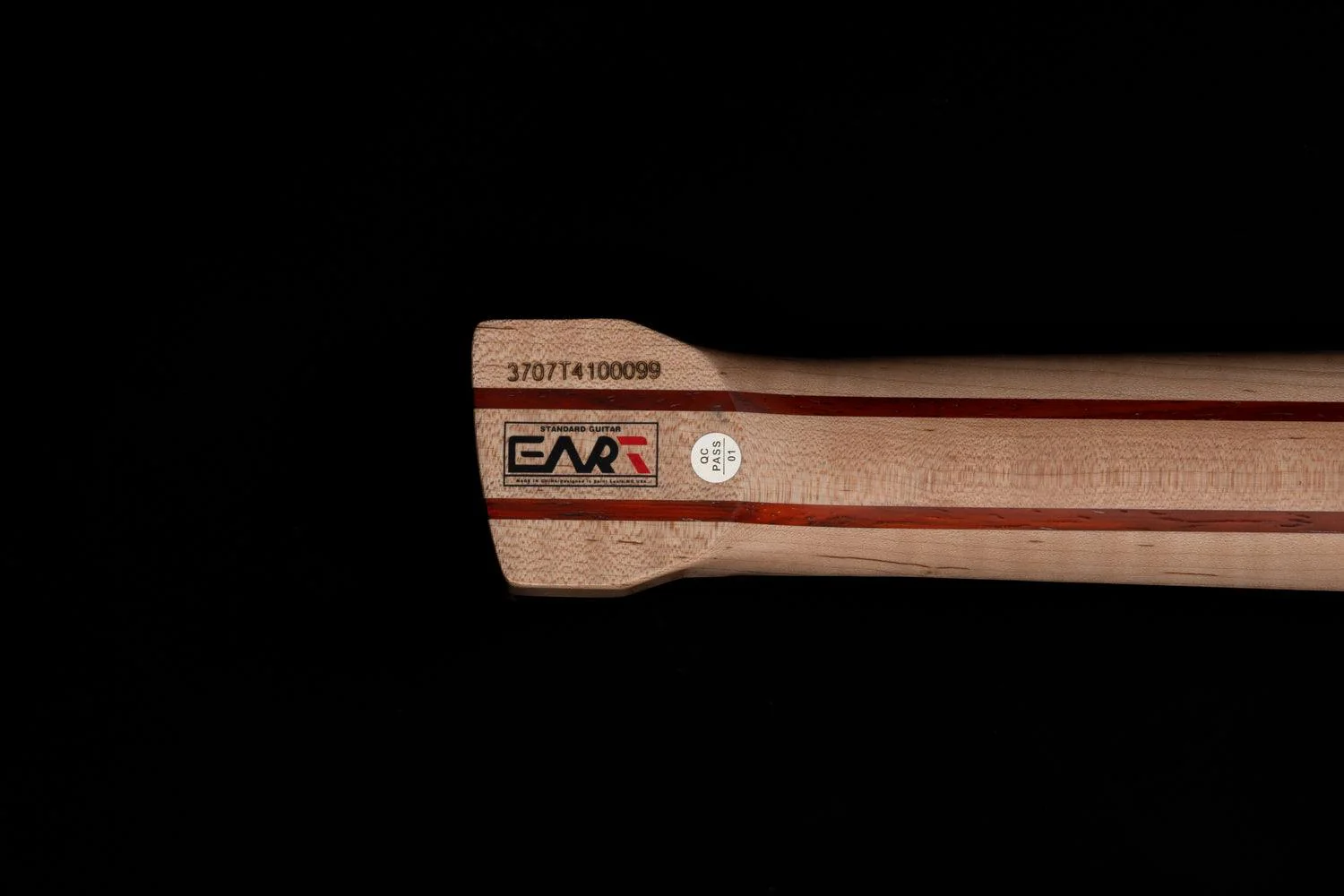 Eart Guitars, BW-5, Roasted Bookmatch Mahogany Body 5 String Bass - Image 3
