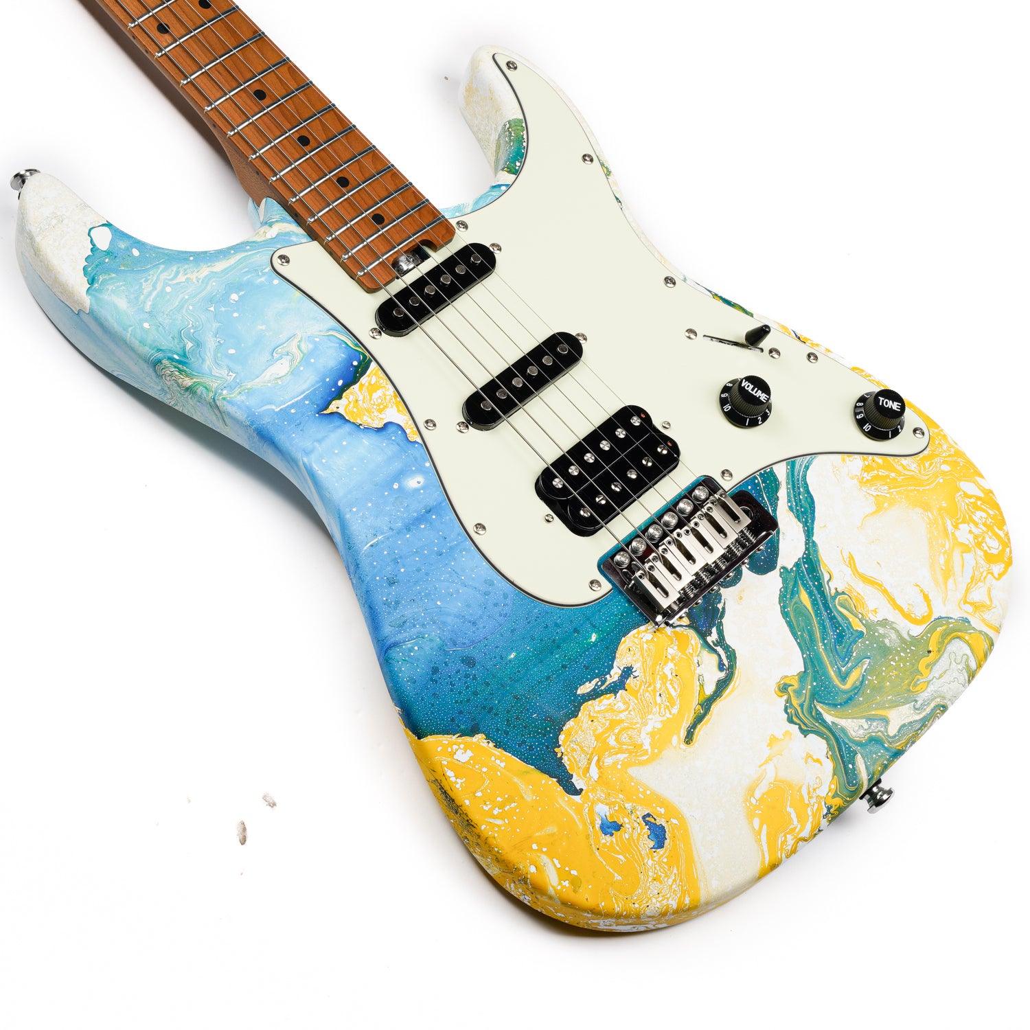 Eart Electric Guitars Chinese Lacquer Art CLA-1E-PRO - Image 2