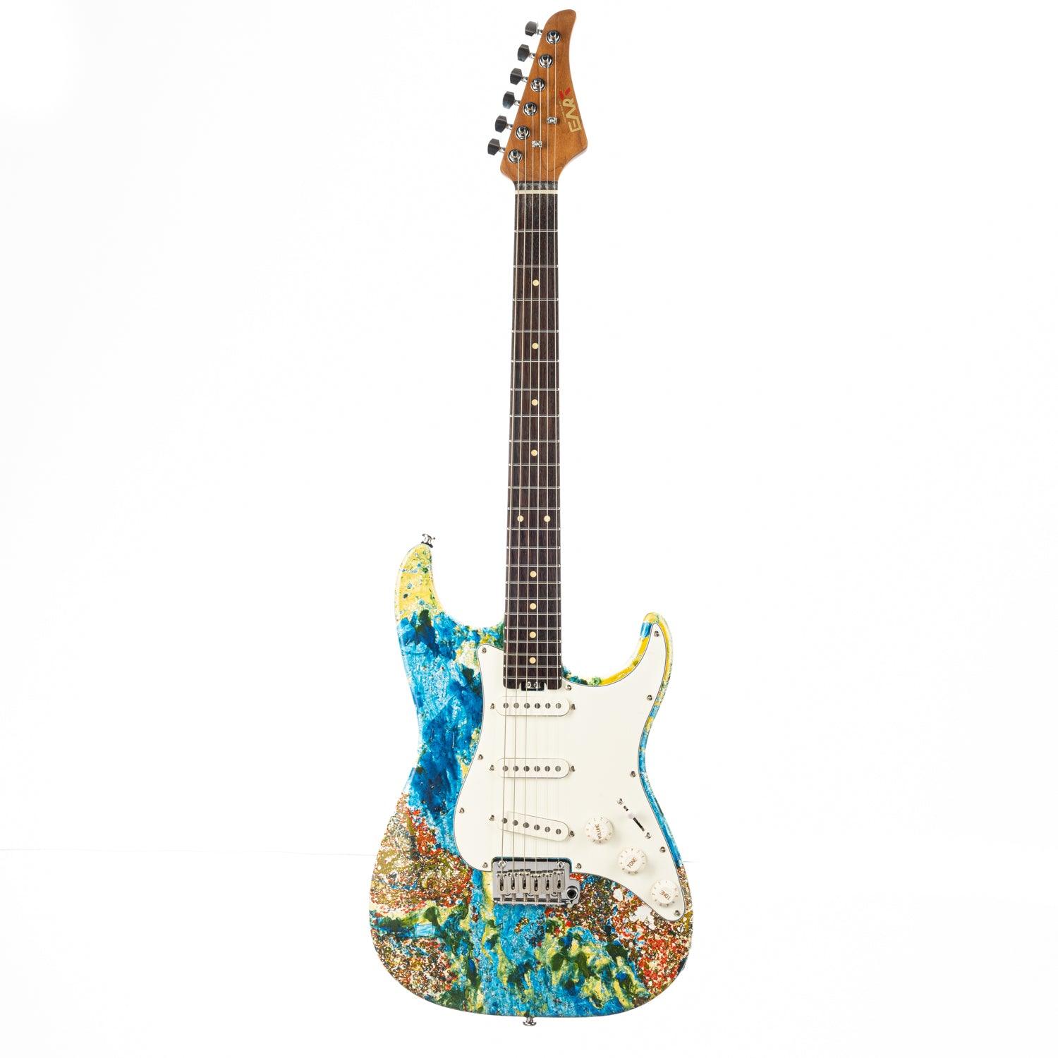 Eart Electric Guitars Chinese Lacquer Art CLA-60V - Image 12