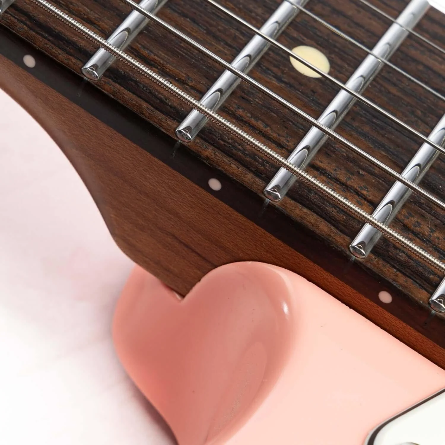 Eart Guitars, CP-1, HSS Pickups 2-Point Synchronized Tremolo Bridge Electric Guitar, Shell Pink - Image 4