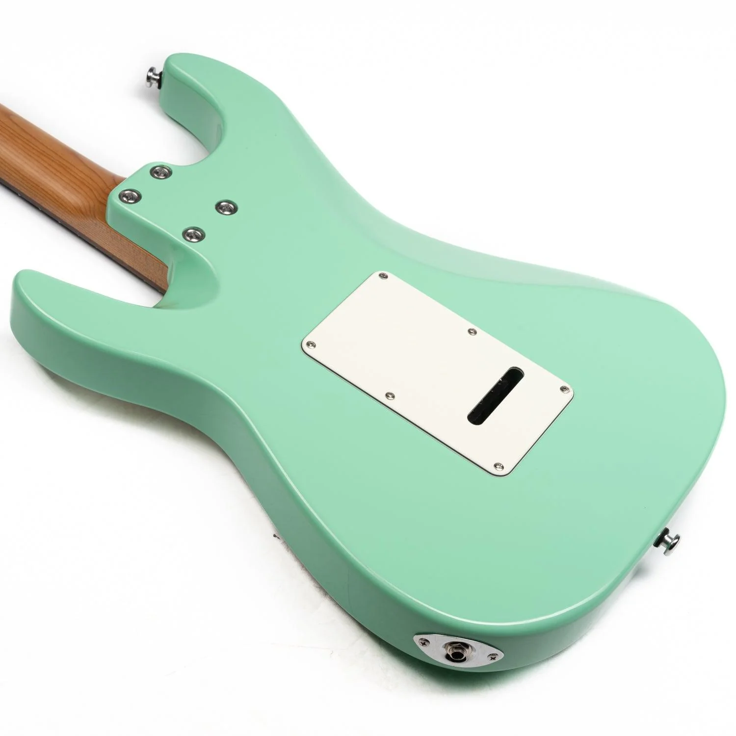 Eart Guitars, CP-1, HSS Pickups Classical Stainless Steel Fret Electric Guitar, Surf Green - Image 7