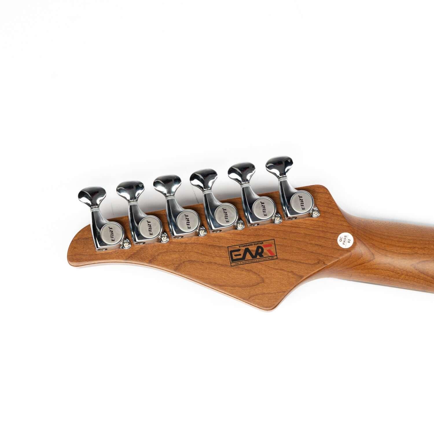 EART Guitars, DMX-9, India Rosewood Fingerboard Humbucker Tremolo Electric Guitar, Honey Burst - Image 3