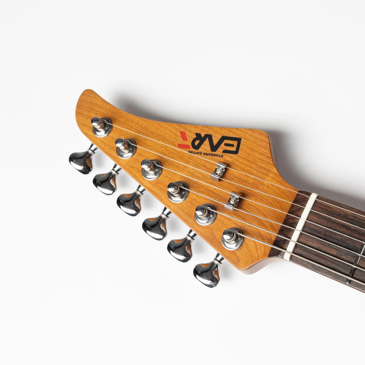 EART Guitars, DMX-9, NK-S Standard Shape 2-Point Synchronized Steel Saddle Tremolo Bridge Electric Guitar, Pearl Green - Image 2