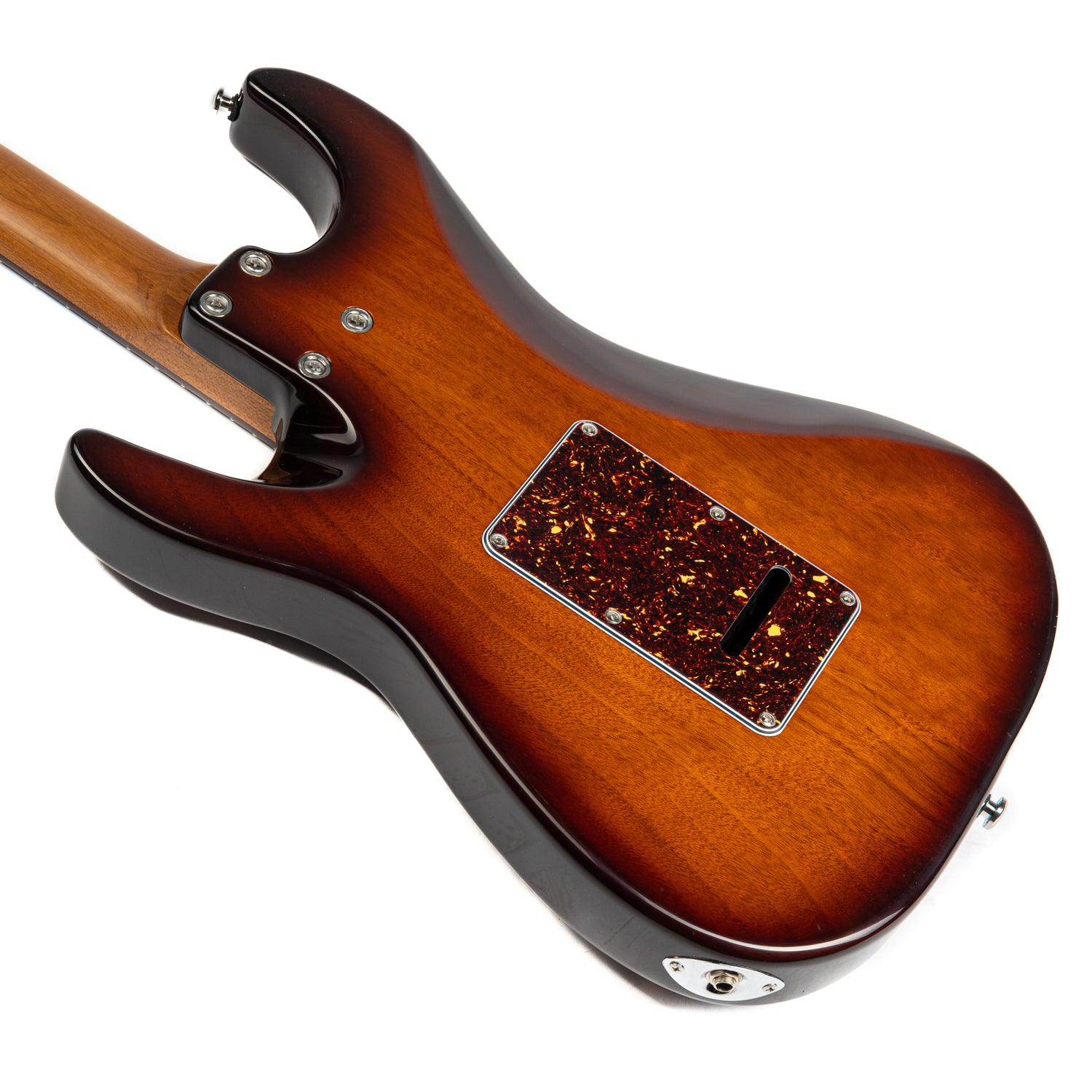 EART Guitars, DMX-9TC, India Rosewood Fingerboard Humbucker Tremolo Electric Guitar, Honey Burst - Image 4