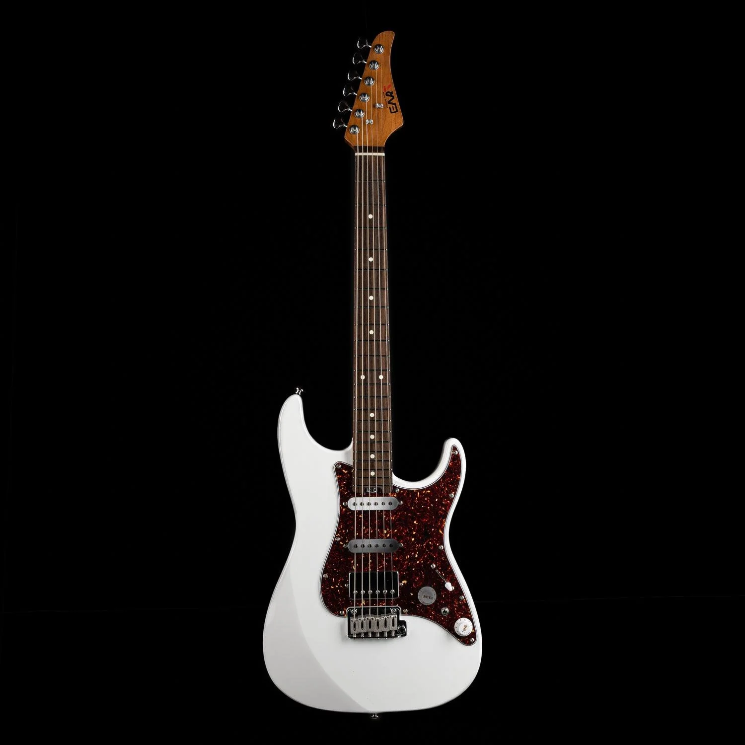 EART Guitars, DMX-9TC, Humbucker Pickups Tremolo Bridge Solid Full Electric Guitar, Pearl White