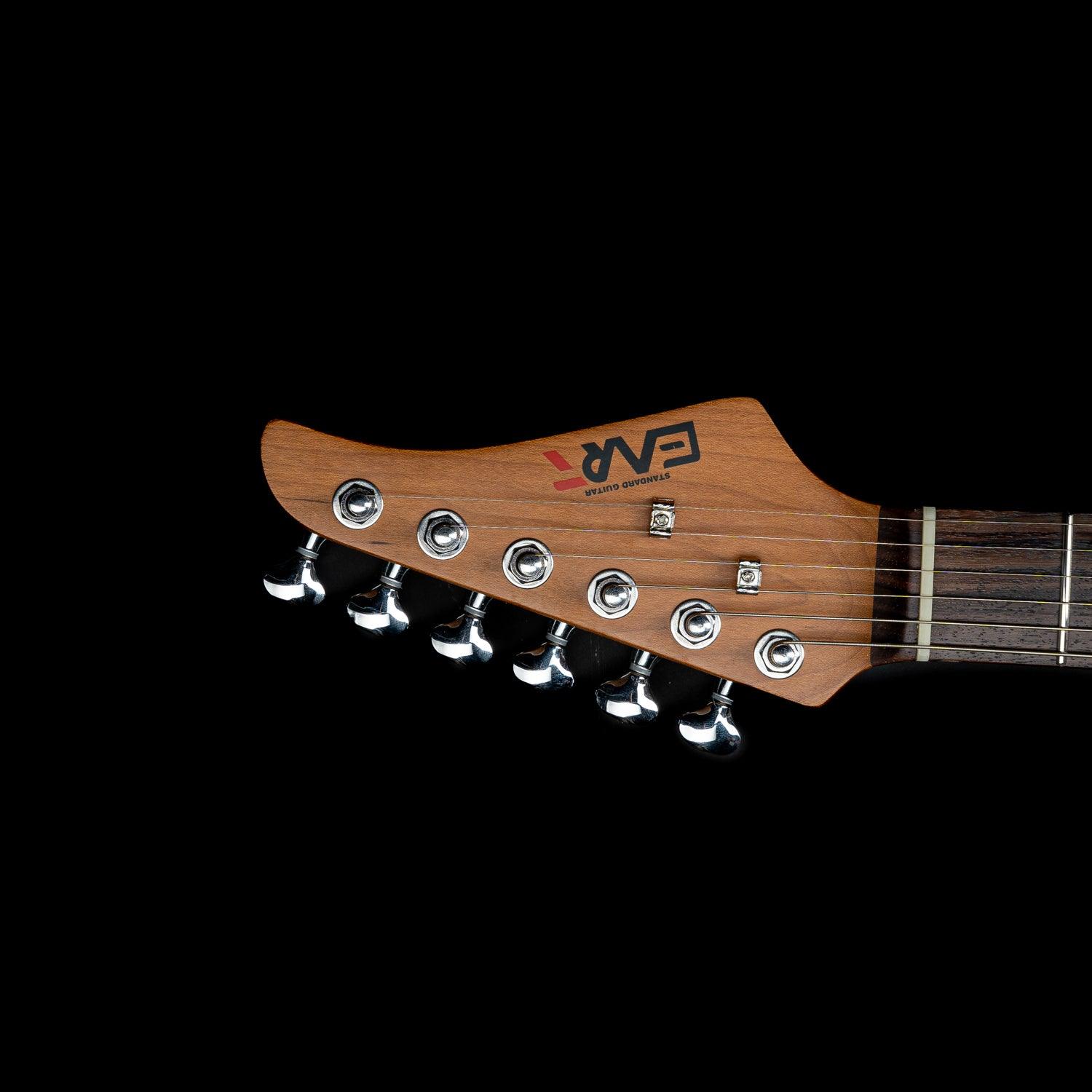 EART Guitars, DMX-9TC, Humbucker Pickups Tremolo Bridge Solid Full Electric Guitar, Pearl White - Image 3