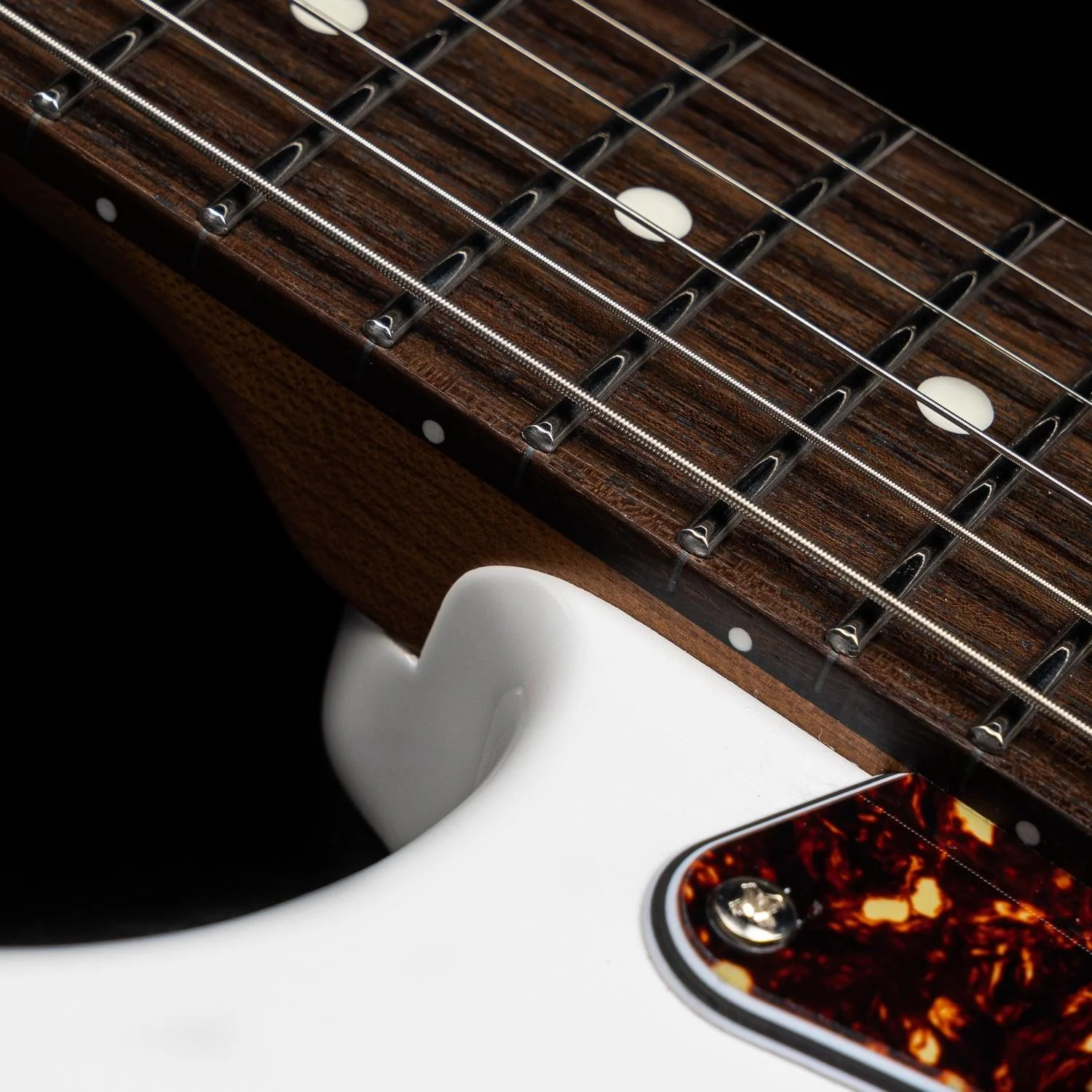 EART Guitars, DMX-9TC, Humbucker Pickups Tremolo Bridge Solid Full Electric Guitar, Pearl White - Image 5