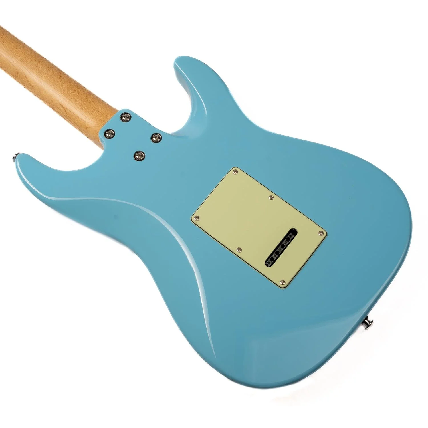 Eart Guitars, E-1L, Left Hand HSS Pickups Stainless Steel Electric Guitars, Blue - Image 6