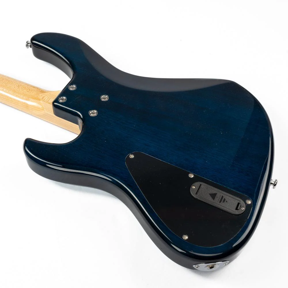 Eart Guitars, EB-004 Roasted Bookmatch Mahogany+Quilted Maple Bass - Image 8
