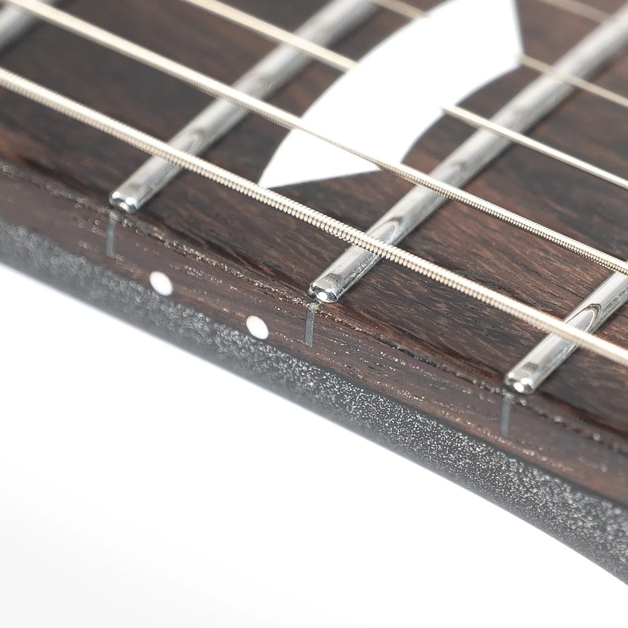 Eart Guitars, EGLP-610, 24.75" Thin Body Roasted Mahogany Electric Guitar, Gunmetal Black - Image 8