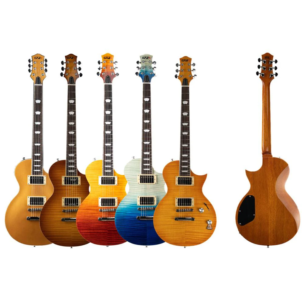 Eart Guitars, EGLP-620, Upgrade Flame Maple Top Standard Electric Guitars - Image 2
