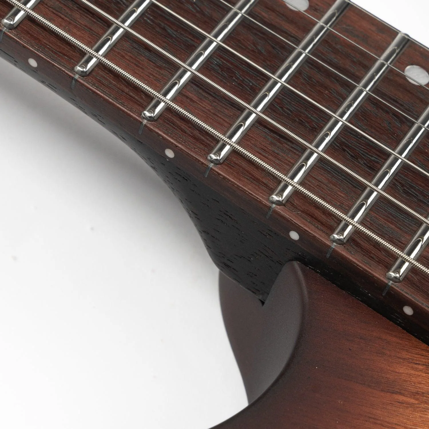Eart Guitars, EXP-H6-ULTRA 6 Strings Tremolo Electric Guitar, Roasted Bookmatch Mahogany+Poplar Burl Body, Honey Burst - Image 5