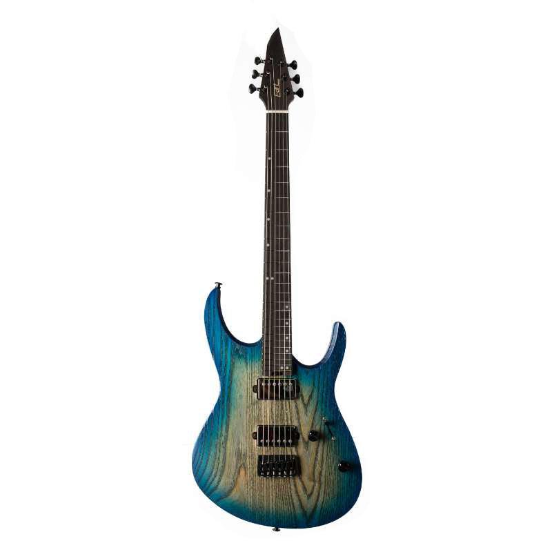 Eart Guitars, EXP-H6-PRO, Ash Body Wenge Neck Metal Electric Guitars - Image 13