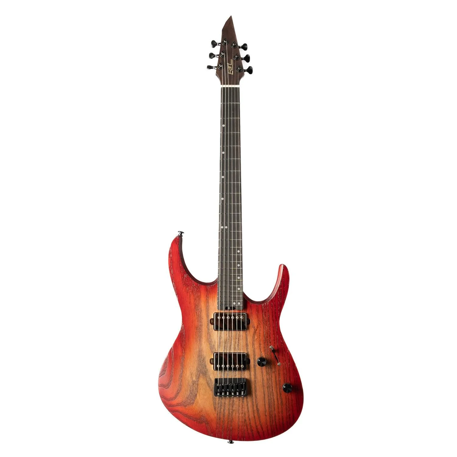 Eart Guitars, EXP-H6-PRO, Ash Body Wenge Neck Metal Electric Guitars - Image 7