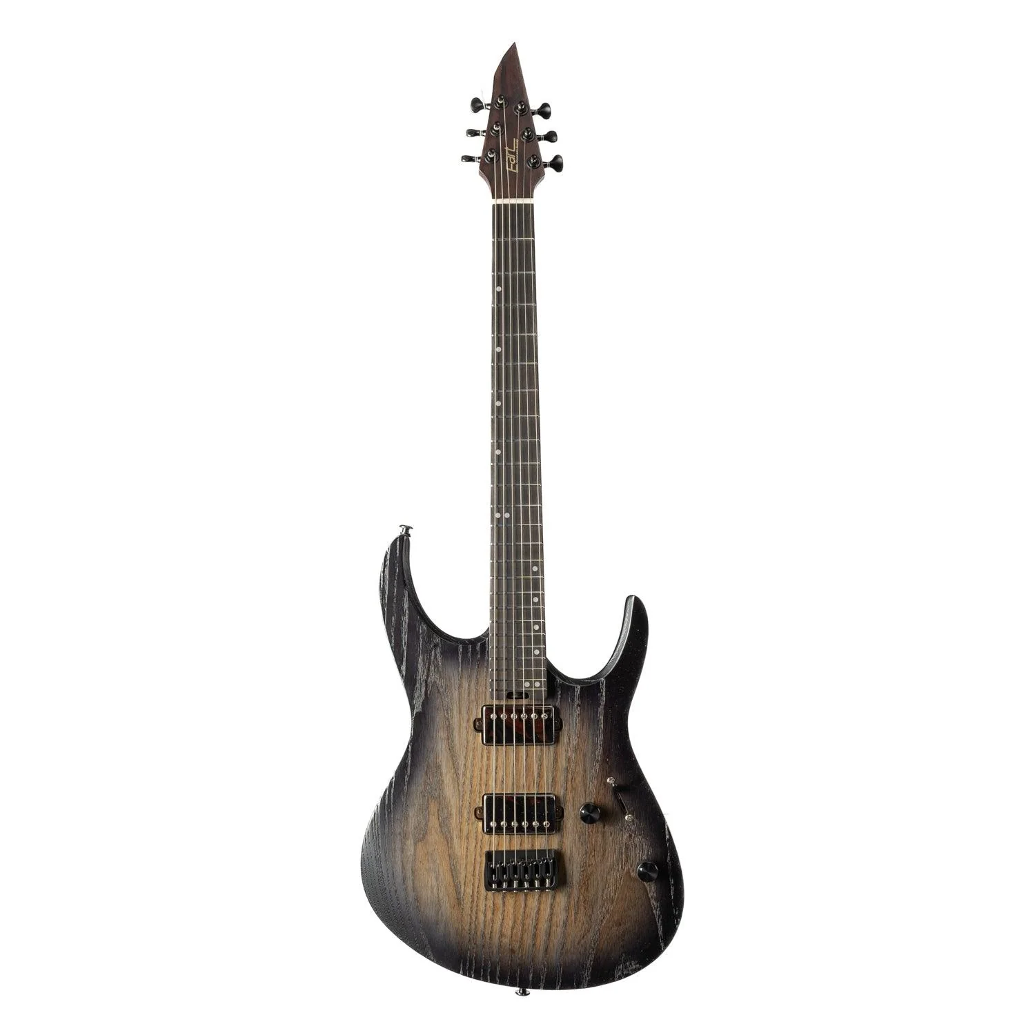 Eart Guitars, EXP-H6-PRO, Ash Body Wenge Neck Metal Electric Guitars - Image 8
