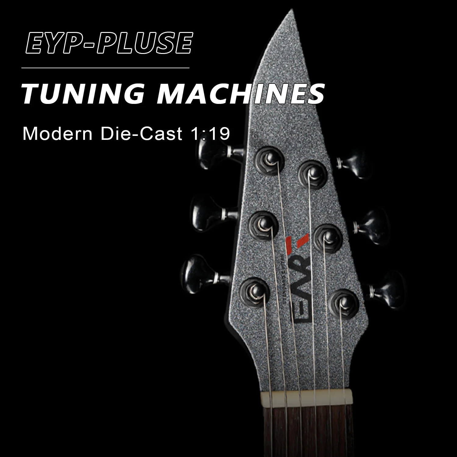 Eart Guitars, EYP-Pulse(EXP-6), Soild Body Electric Guitar Roasted Mahogany Body Artones-MDC135 Active Pickups Rock - Image 2