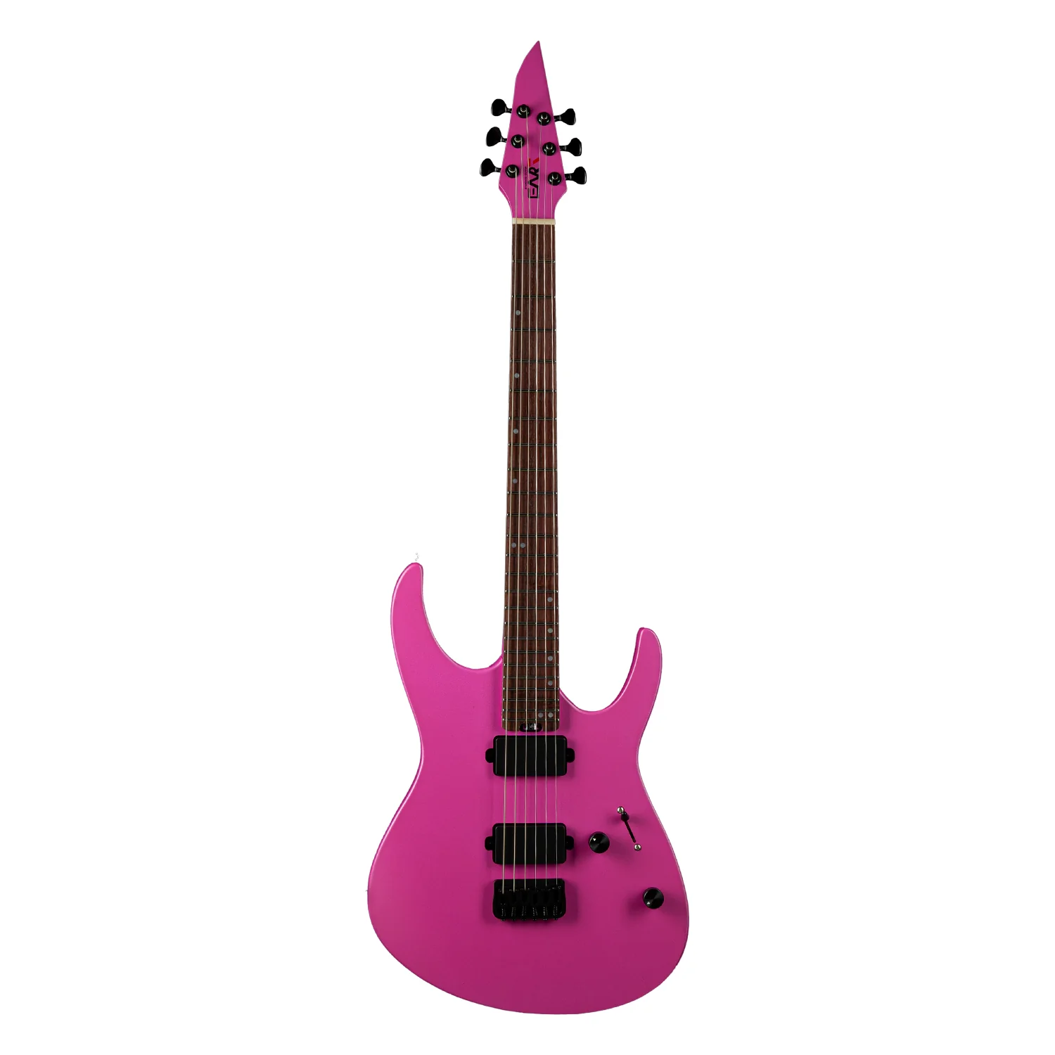 Eart Guitars, EYP-Pulse(EXP-6), Soild Body Electric Guitar Roasted Mahogany Body Artones-MDC135 Active Pickups Rock - Image 7
