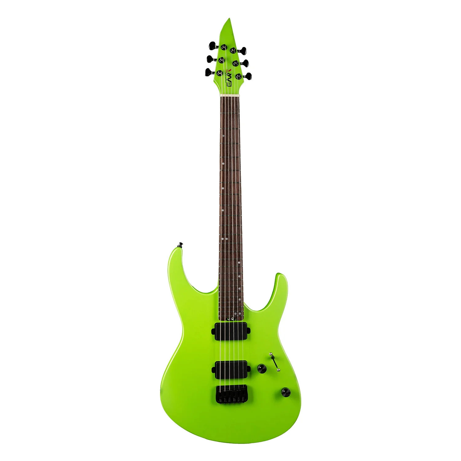 Eart Guitars, EYP-Pulse(EXP-6), Soild Body Electric Guitar Roasted Mahogany Body Artones-MDC135 Active Pickups Rock - Image 9