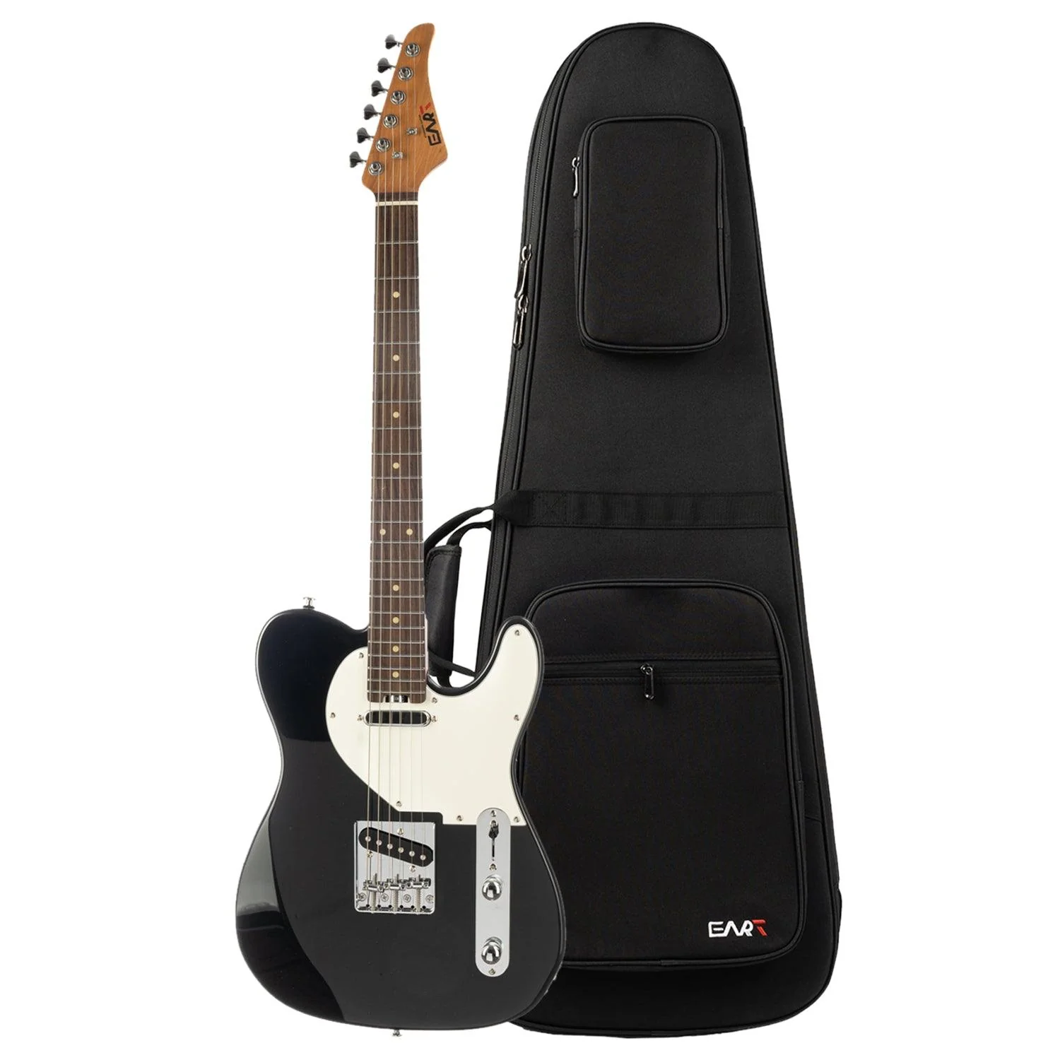 EART Guitars, EYP-TLC, 3-Way Switch, 1 Tone, 1 Volume, Roasted Bookmatch Mahogany Body Electric Guitar - Image 3