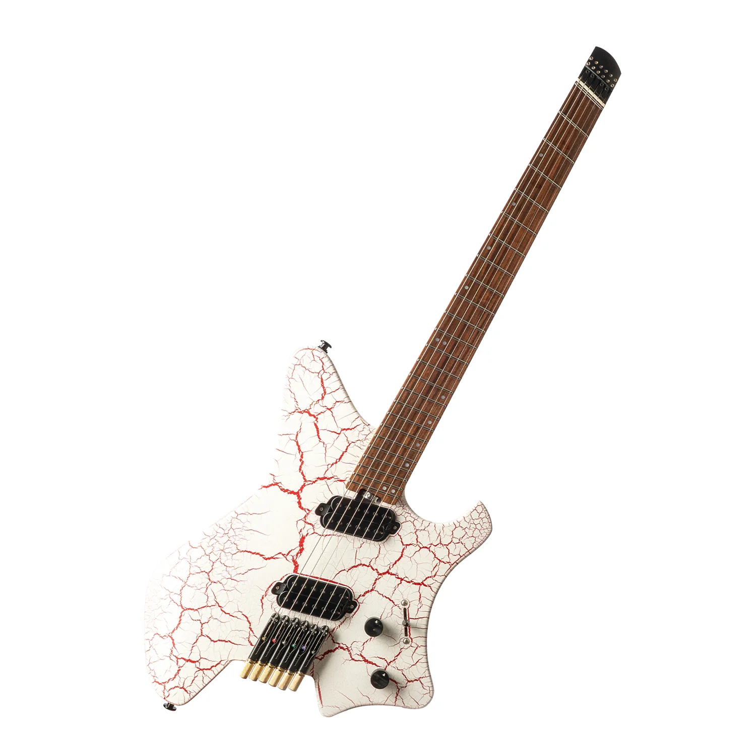 Eart Guitars, GW-6F, 6 Strings, 3-Way Switch,1 Tone,1 Volume Fixed Bridge Headless Electric Guitar - Image 7