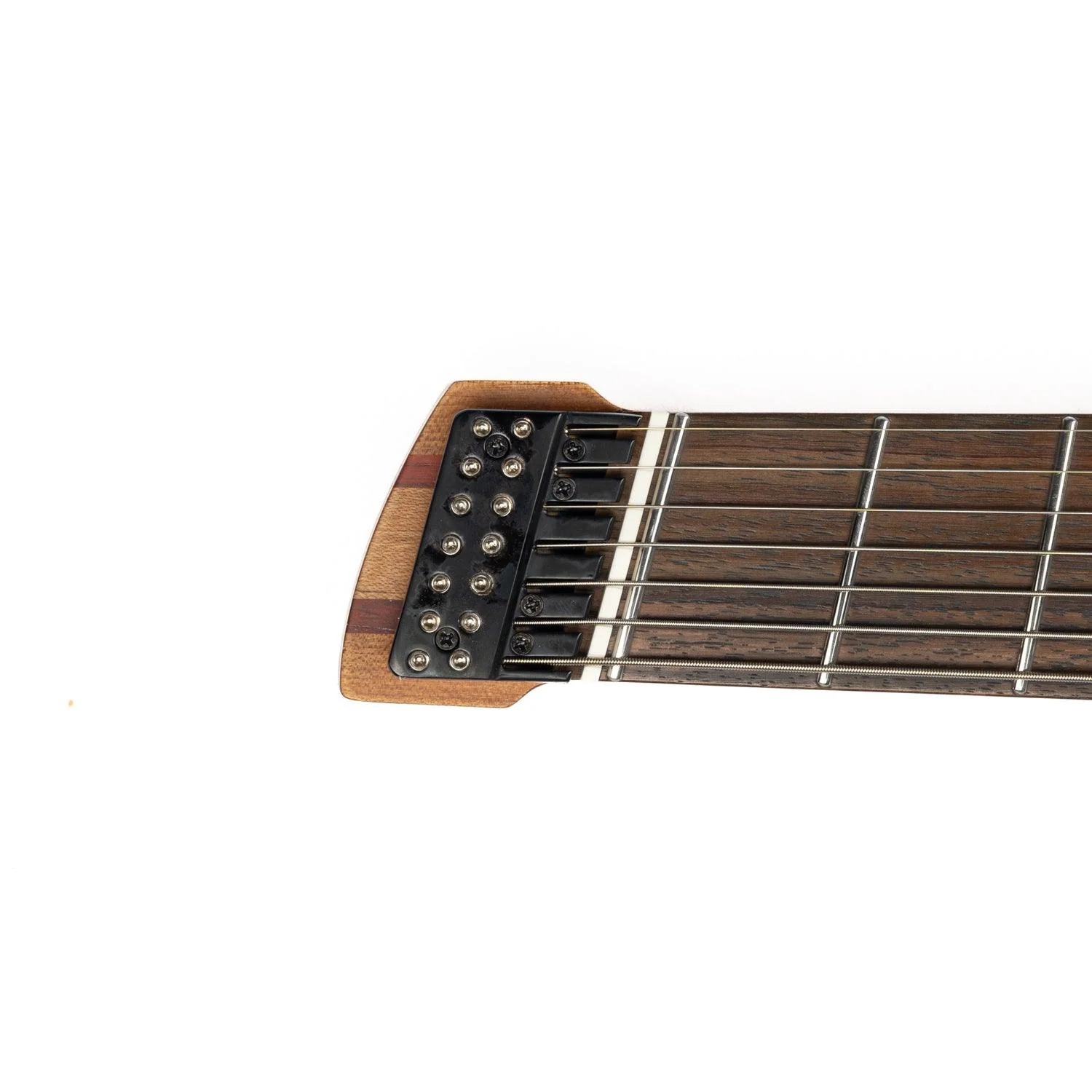 EART Guitars, GW-7F, 7 String Headless Shape Guitar, Right Electric Guitar, White - Image 3