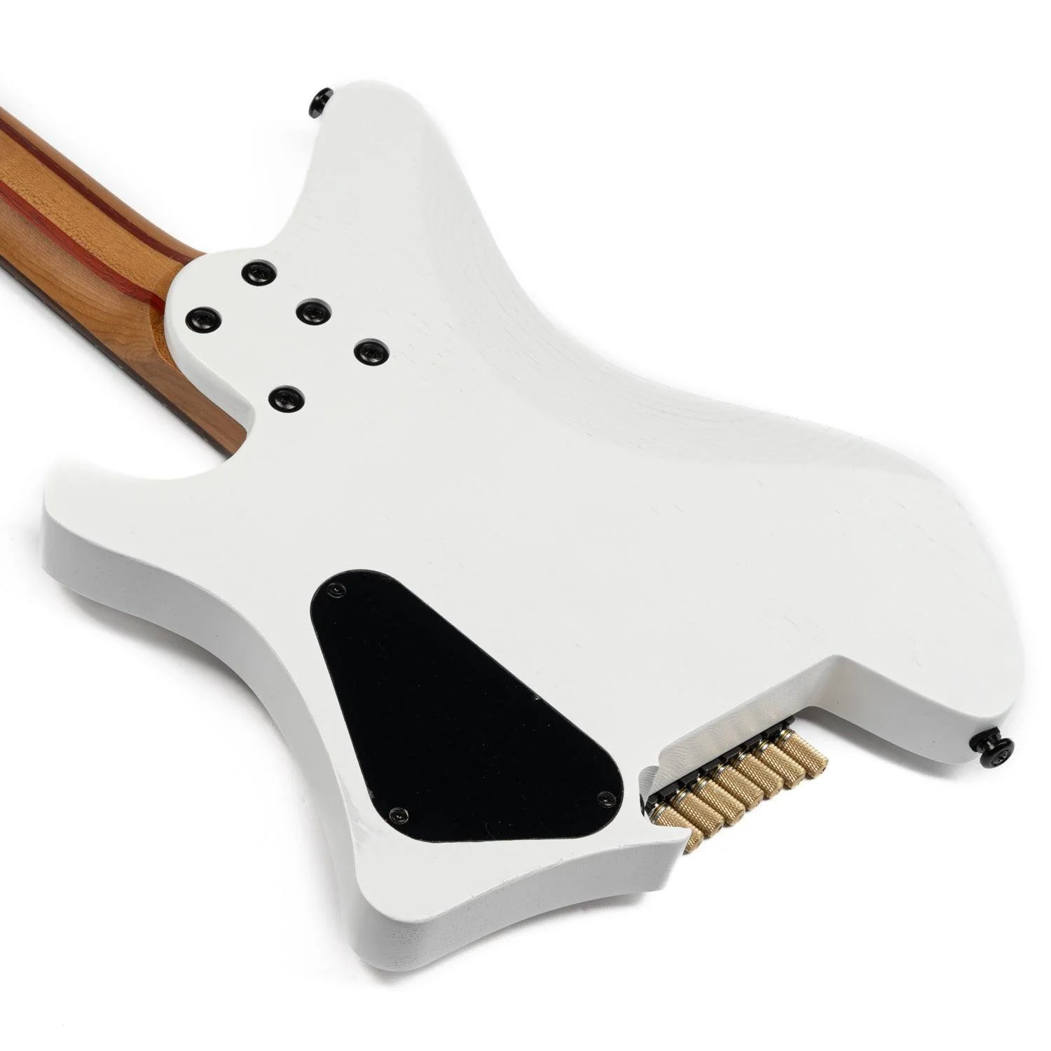 EART Guitars, GW-7F, 7 String Headless Shape Guitar, Right Electric Guitar, White - Image 7