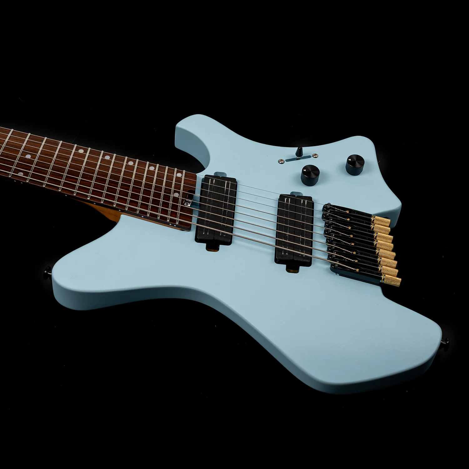 Eart Guitars GW-8F 8-String Headless Multiscale – Roasted Mahogany, 26.25", Electric Guitar - Image 5