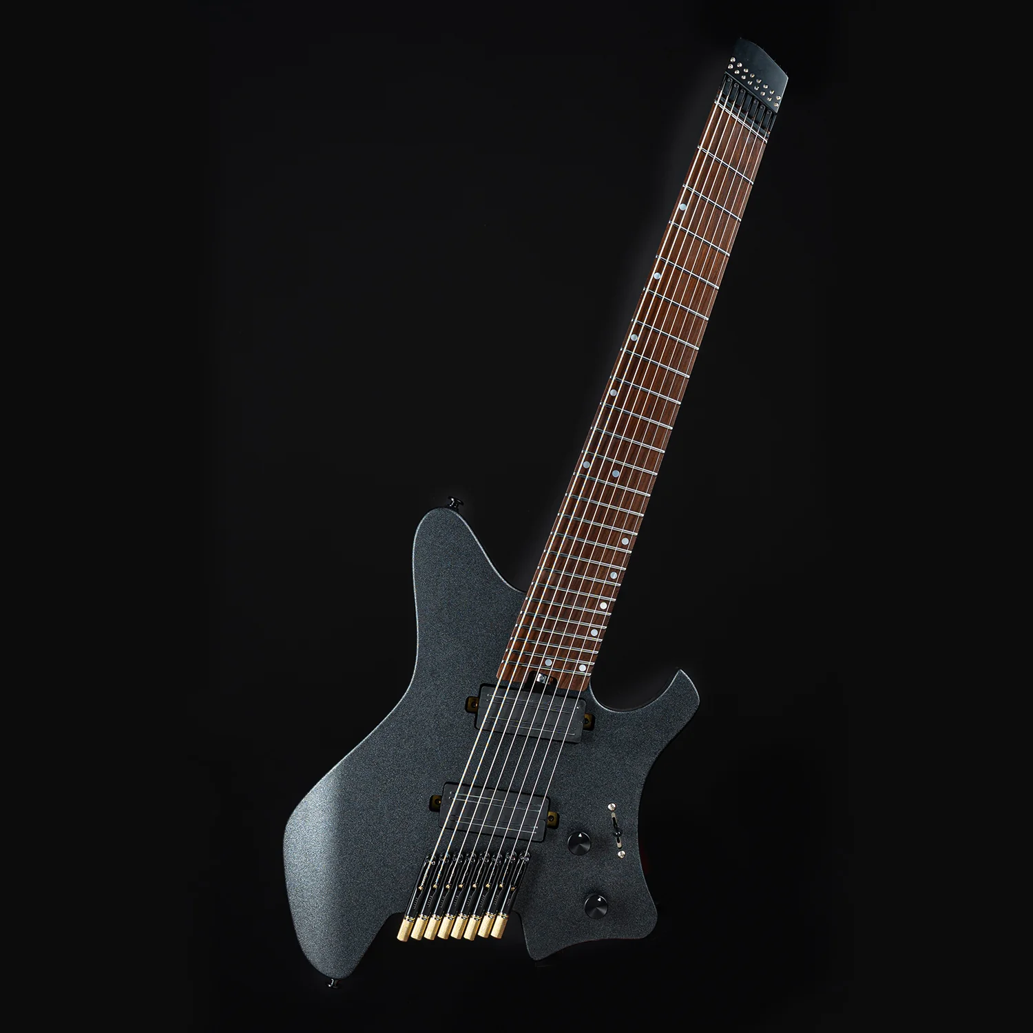Eart Guitars GW-8F 8-String Headless Multiscale – Roasted Mahogany, 26.25", Electric Guitar - Image 7