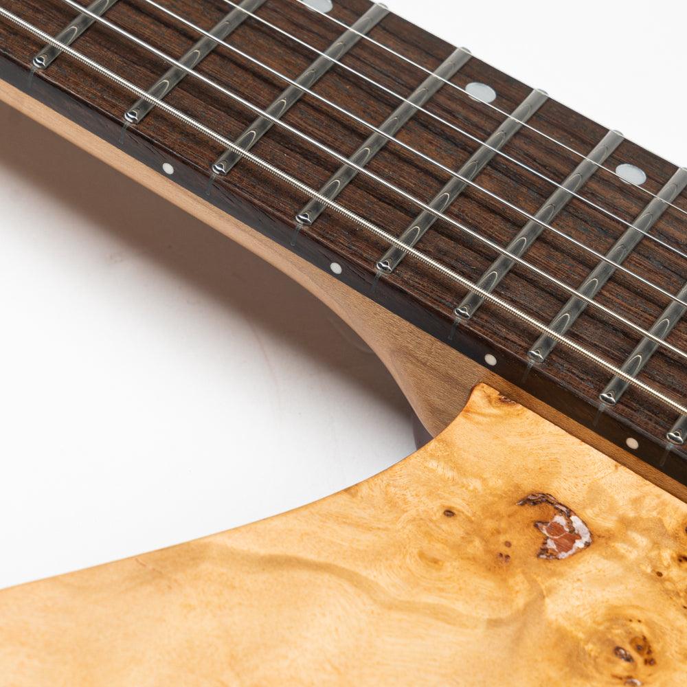 Eart Guitars, GW2 Headless Electric Guitars, Solid Right Handed W2 Model, 3-Way Switch,1 Tone,1 Volume, Natural - Image 5
