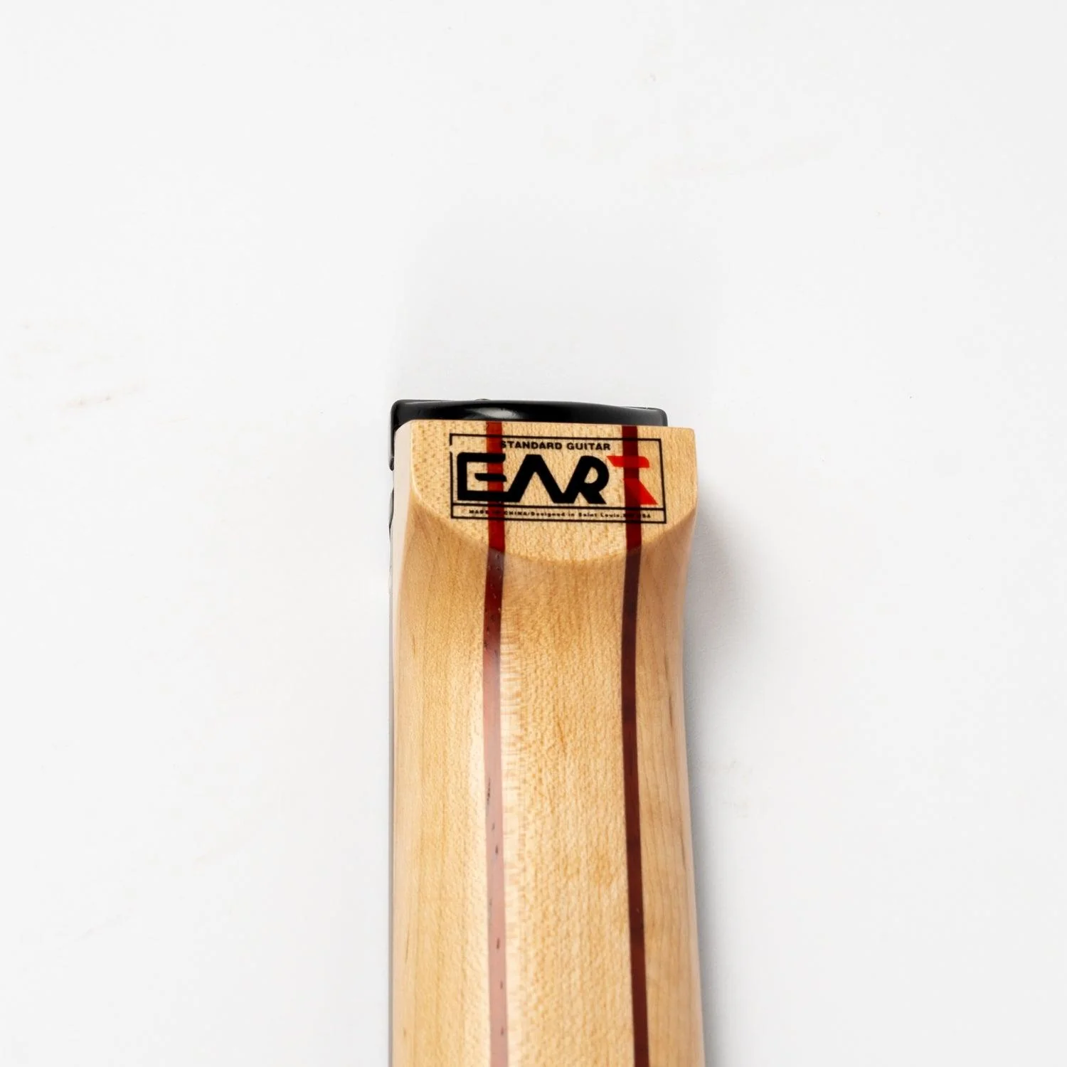 Eart Guitars, GW2 Headless Electric Guitar, Right Handed, Roasted Padauk+Poplar Burl Body, NBK - Image 5