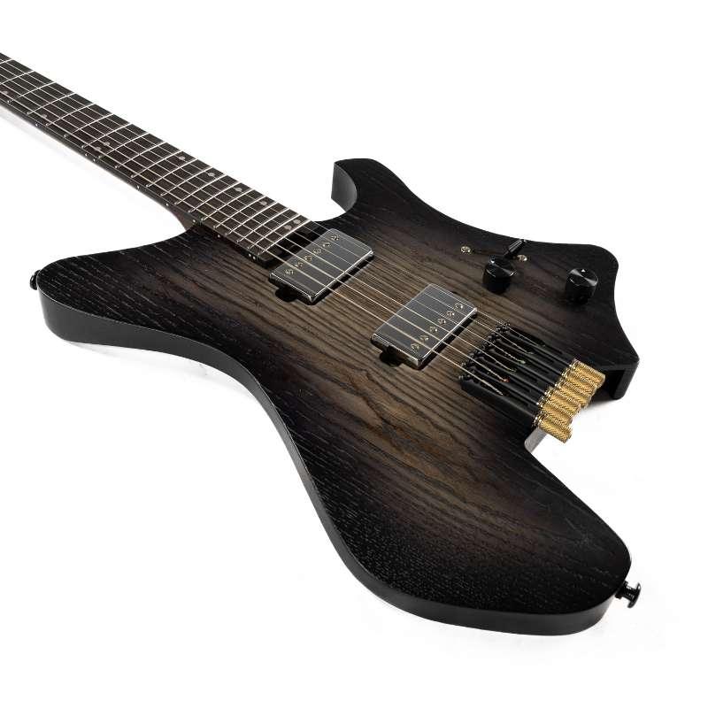 Eart Guitars, GW2-Pro, 6 Strings 57PRO Alnico-V Set Pickups Headless Electric Guitar, Black Burst - Image 6