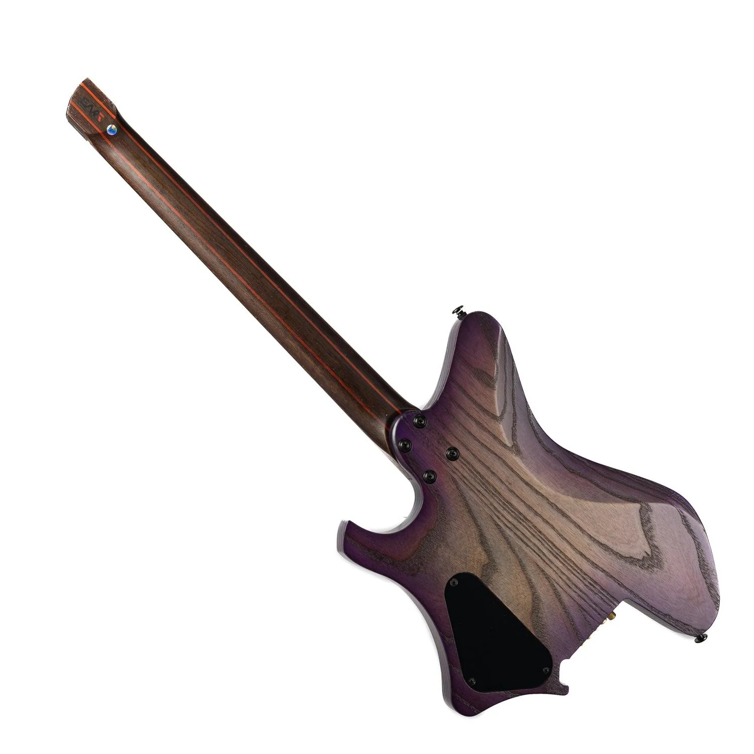 Eart Guitars, GW2-Pro, Headless Compound U To C Shape Neck Electric Guitar, Purple Burst - Image 2