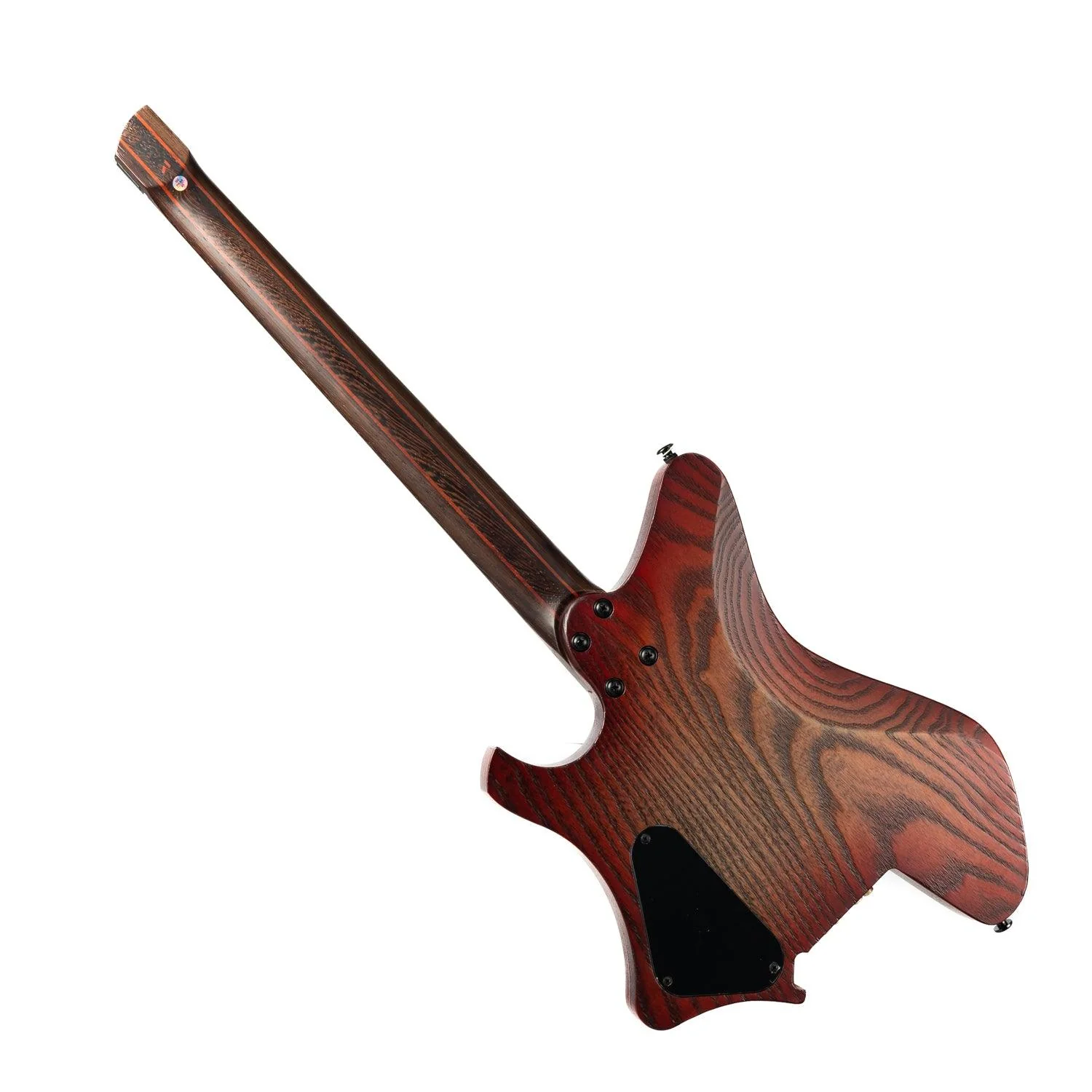 Eart Guitars, GW2-Pro, Right Handed Headless 6 String Fixed Bridge Electric Guitar, Red Burst - Image 2