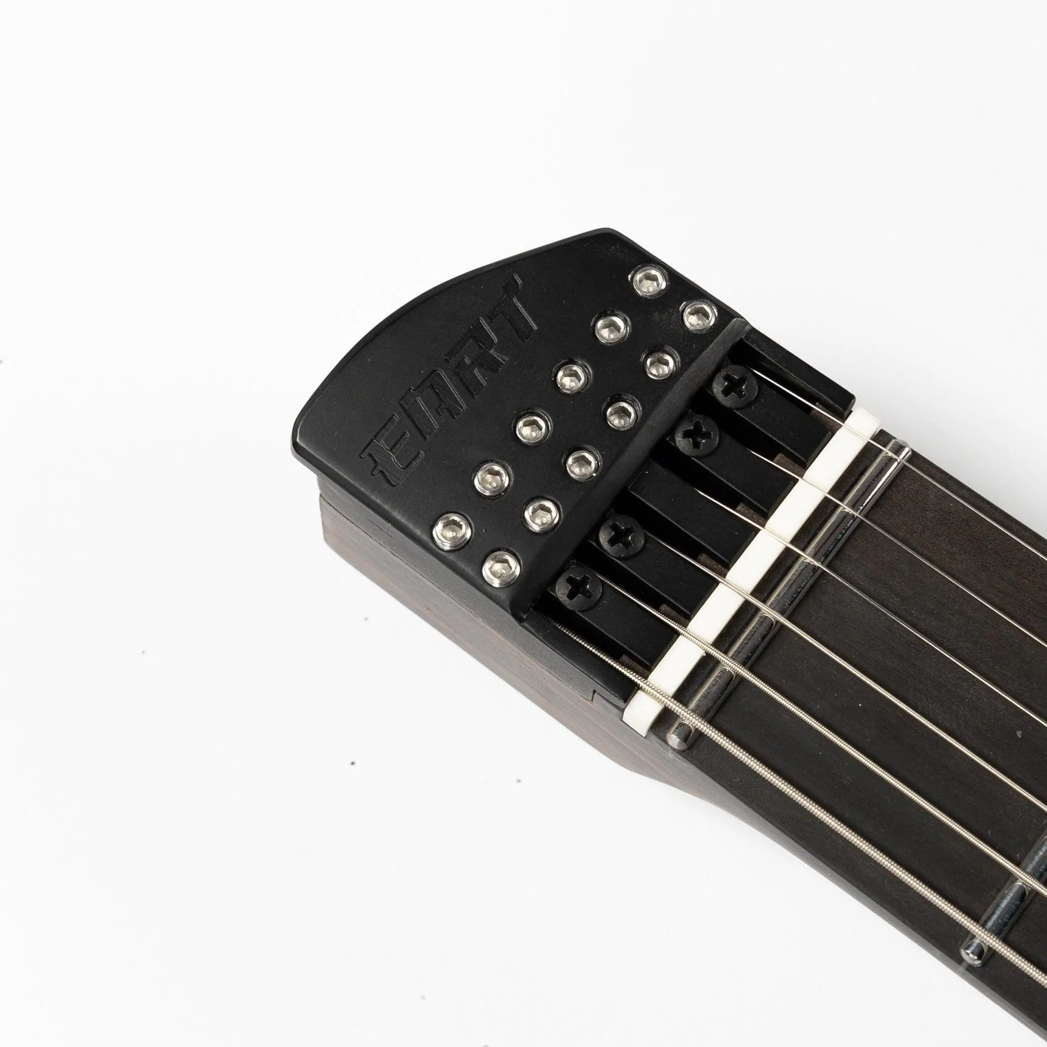 Eart Guitars, GW2-Pro, Right Handed Headless 6 String Fixed Bridge Electric Guitar, Red Burst - Image 3