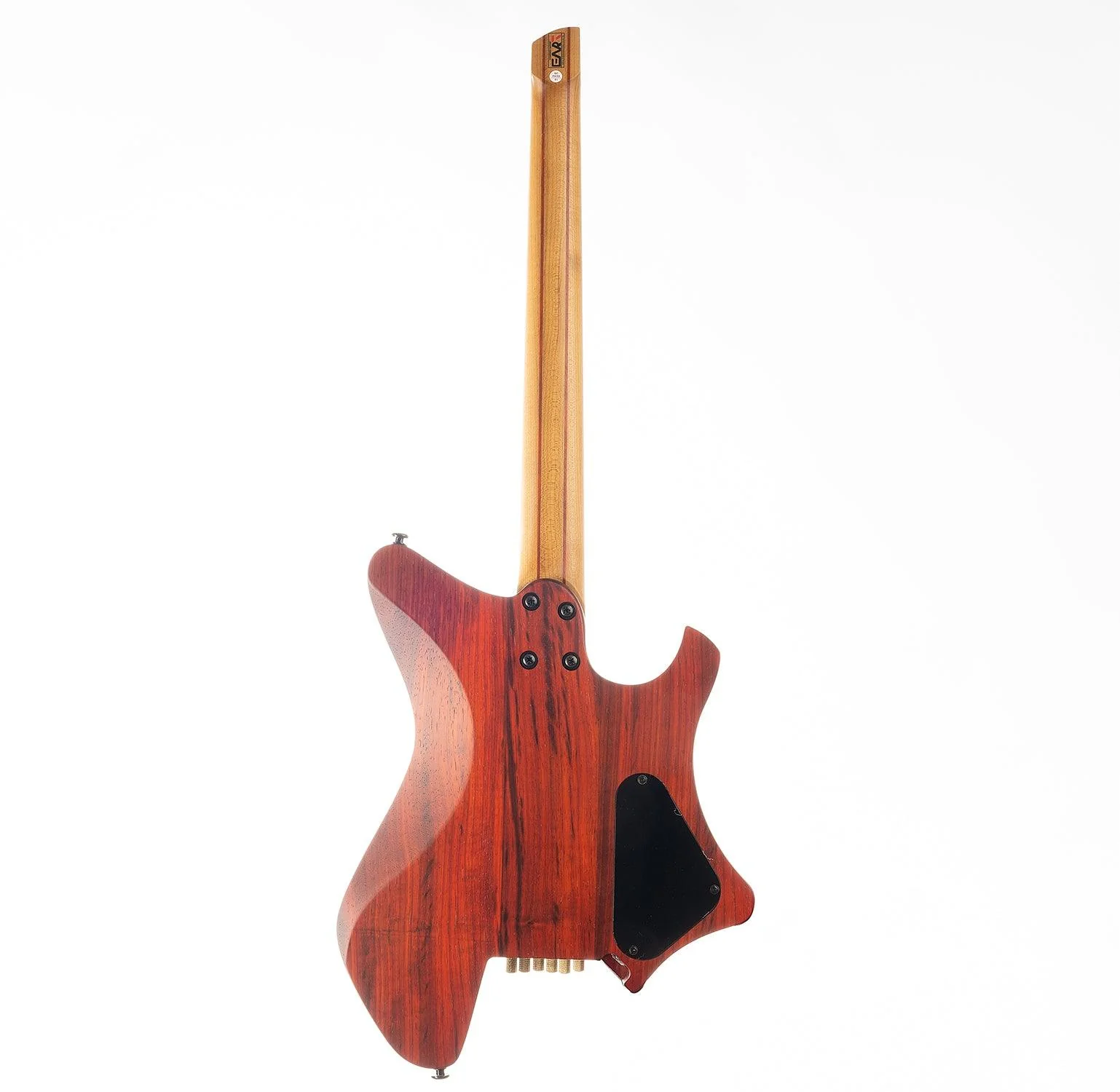 Eart Guitars, GW2L, Left Handed Headless Double Locking Fixed Bridge Electric Guitar, with Gig bag, Purple - Image 3