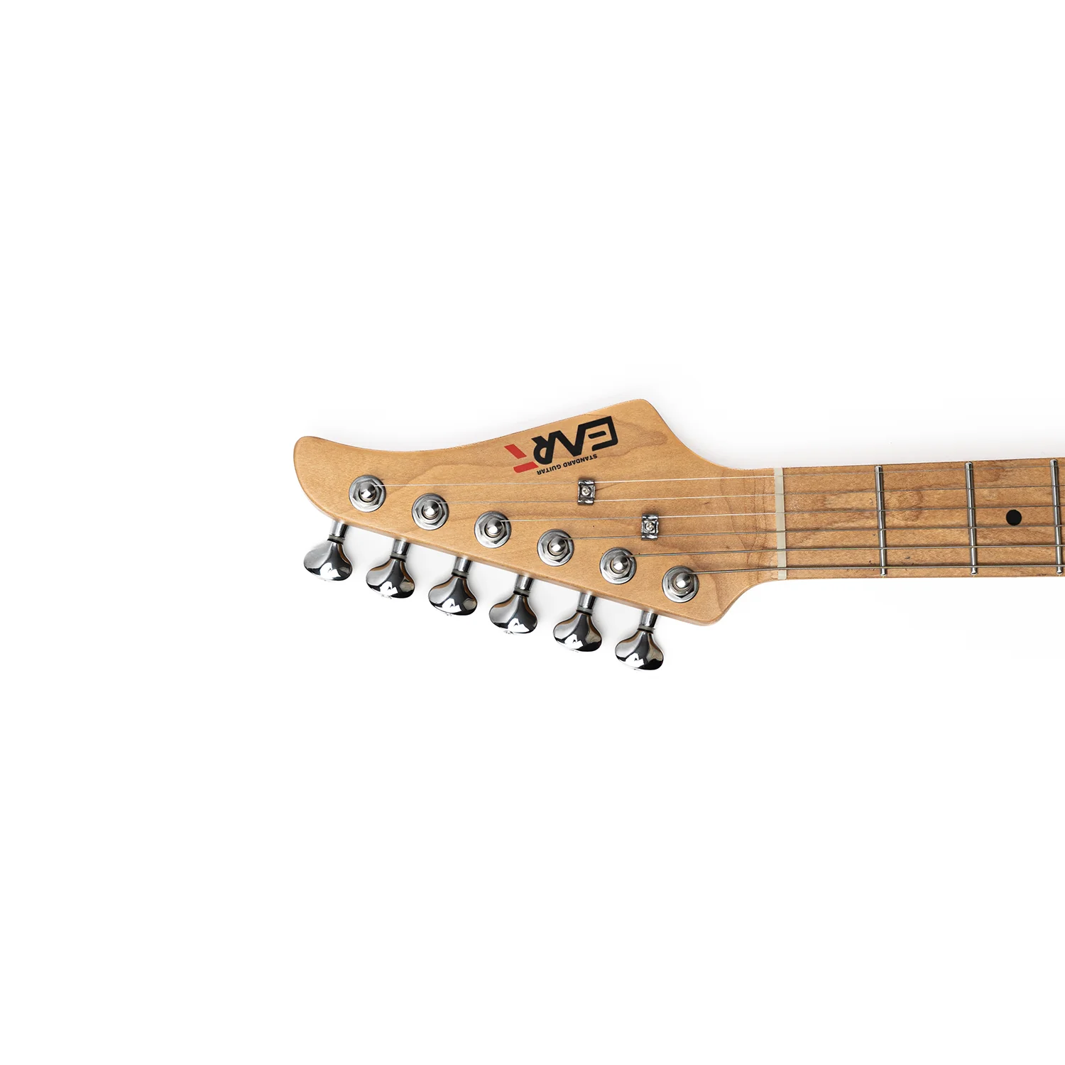 Eart Guitars, Nexus-S1, 25.5" Roasted Mahogany/Maple 22-Fret Electric Guitar – Compound U-C Neck, Stainless Steel Frets, 6-Point Tremolo - Image 3