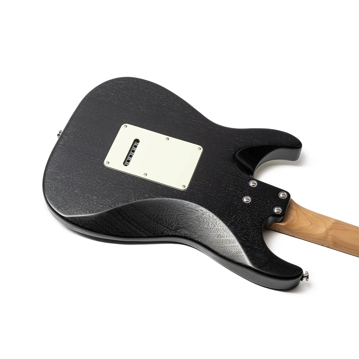 Eart Guitars, Nexus-S1, 25.5" Roasted Mahogany/Maple 22-Fret Electric Guitar – Compound U-C Neck, Stainless Steel Frets, 6-Point Tremolo - Image 6